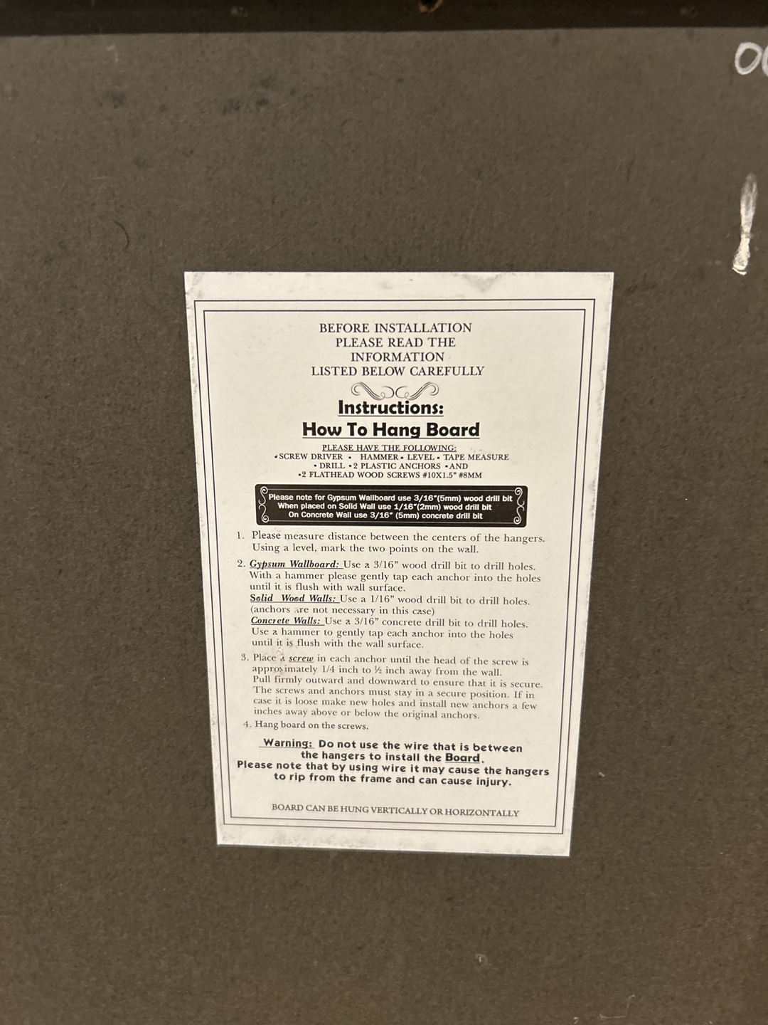 Distressed frame board - photo 3