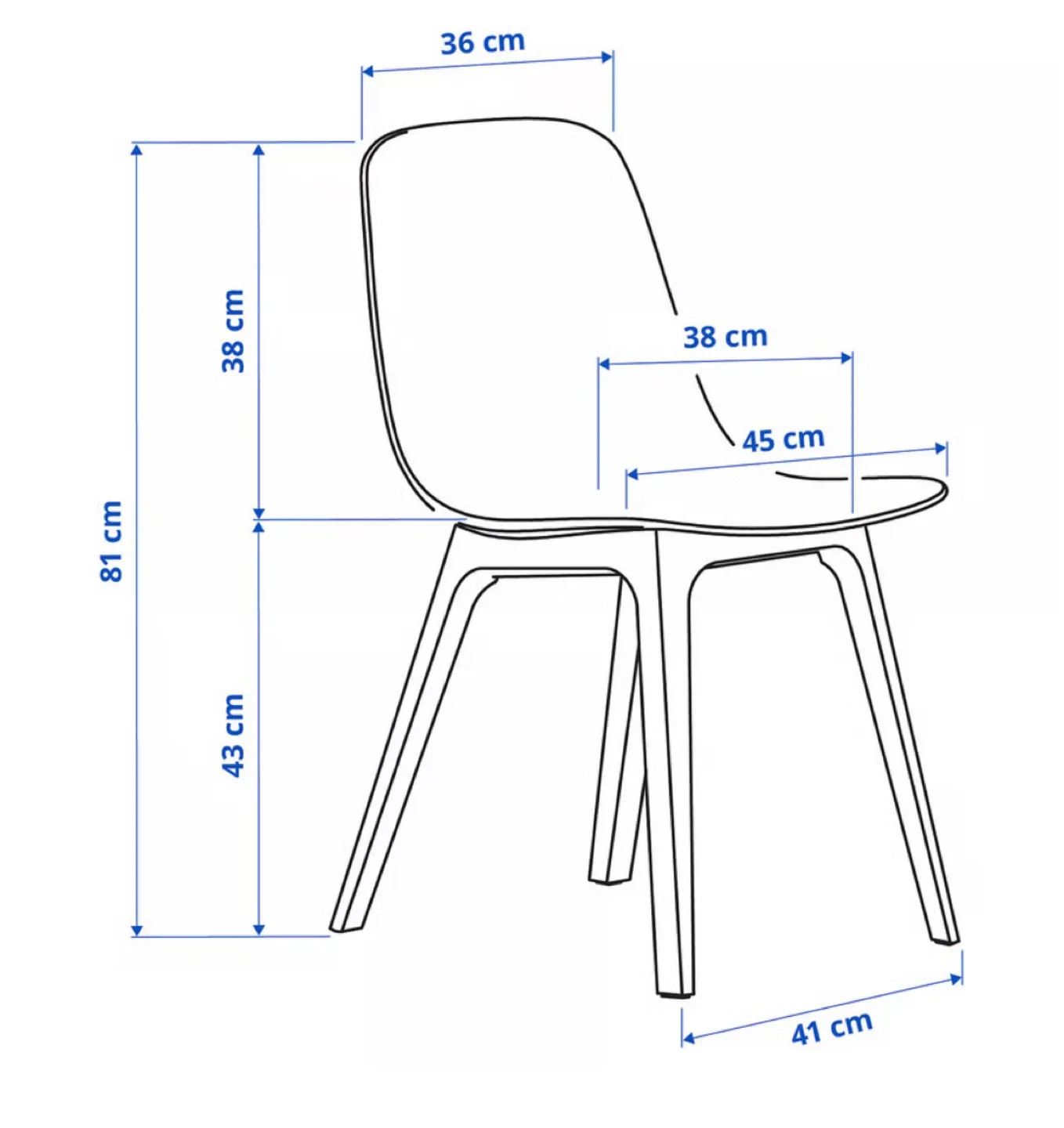 Ikea ODGER Beige Eco Chairs image indicator(4)