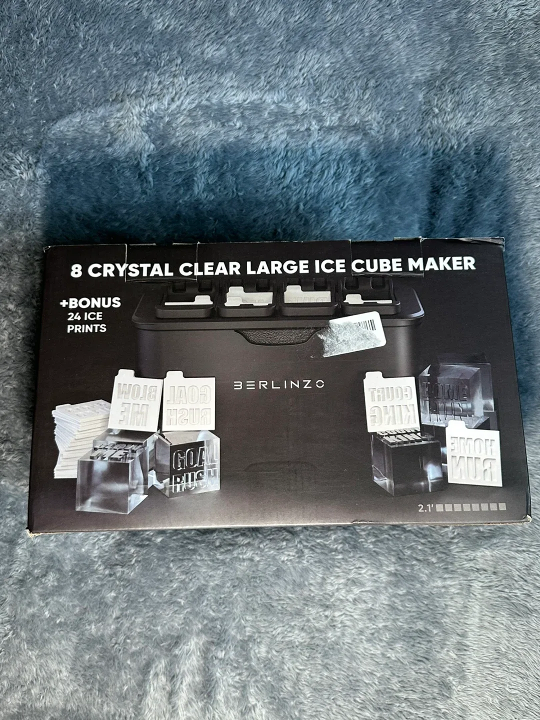 Berlinzo Crystal Clear Large Ice Cube Maker - NEW thumbnail