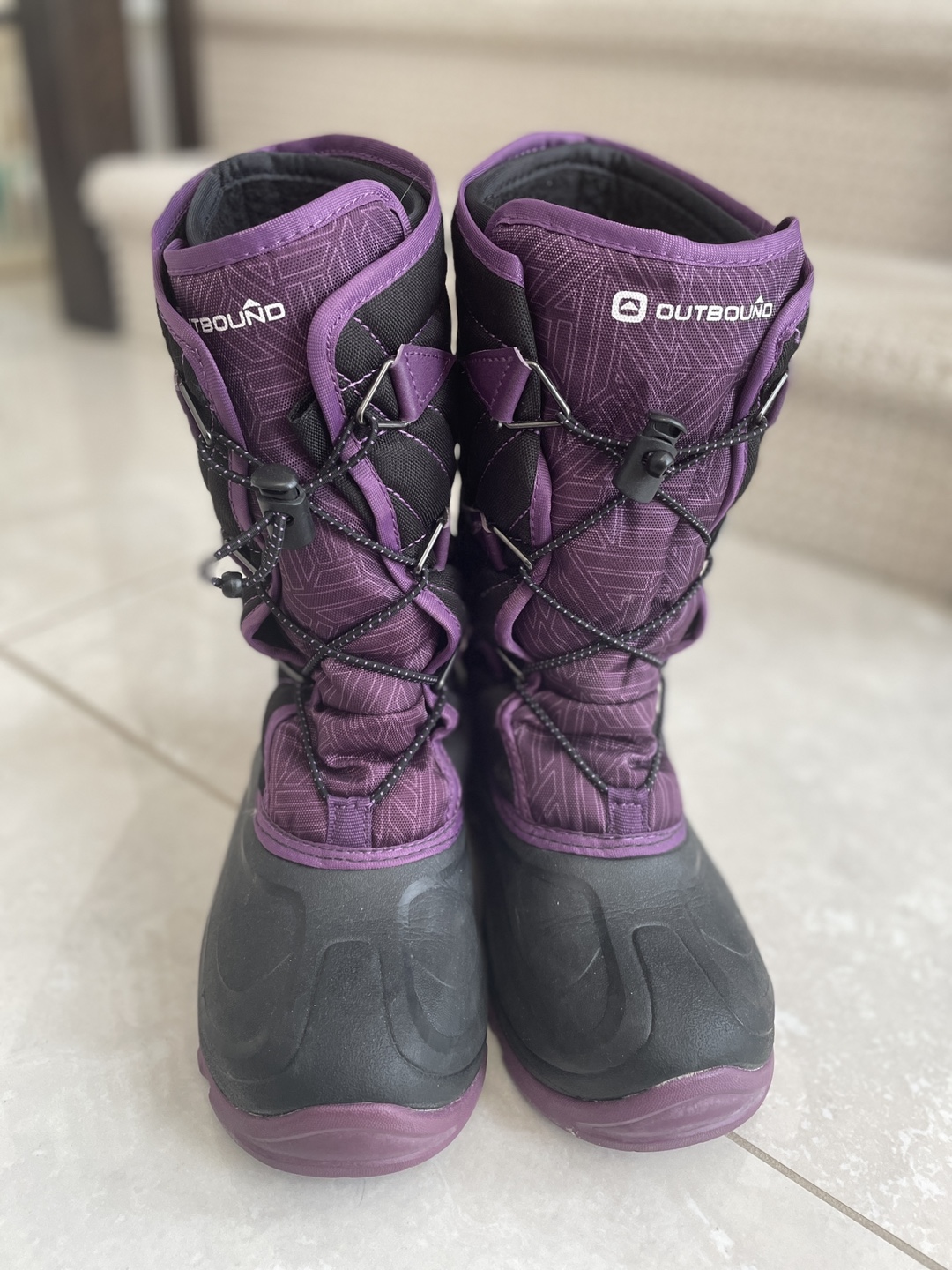 Outbound Winter Boots - Purple & Black (9 years & older)