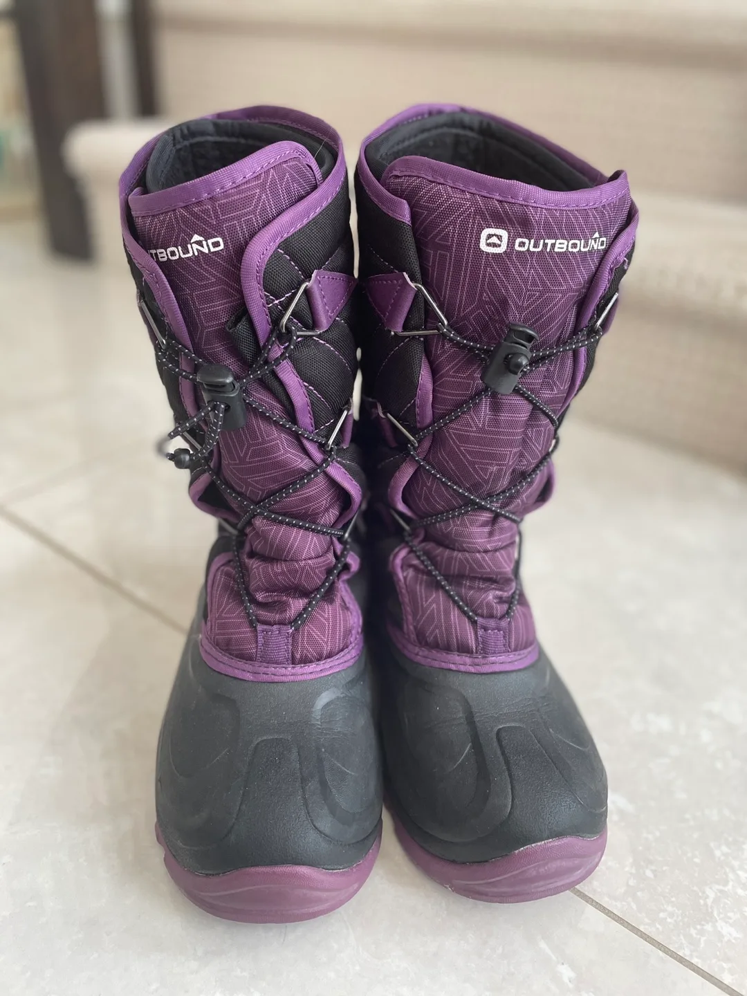 Outbound Winter Boots - Purple & Black (9 years & older) thumbnail