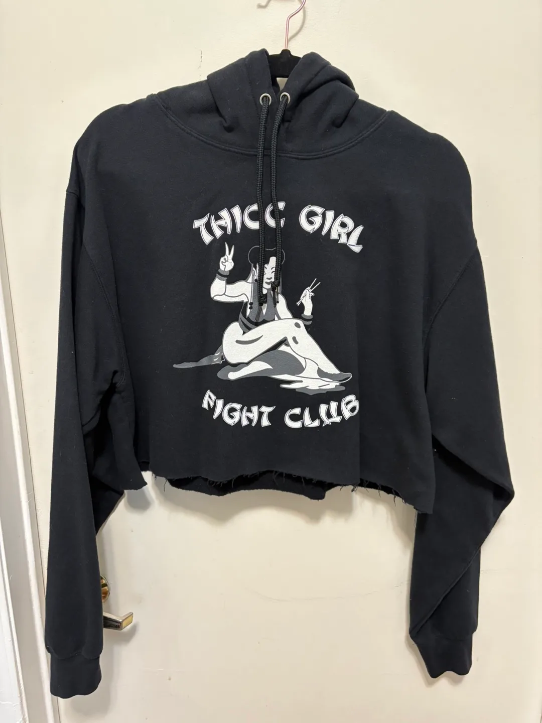Black Graphic Hoodie - Size L/G thumbnail