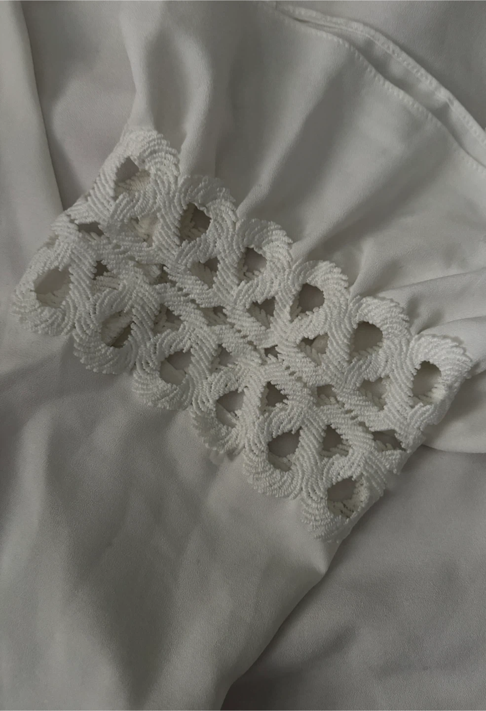 Beautiful Suzy Shier White Blouse - Size L - photo 3