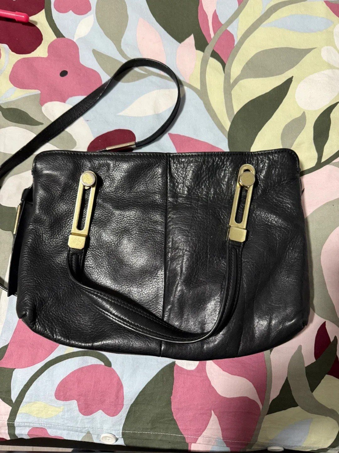 Foley + Corinna Black Leather Handbag image indicator(2)