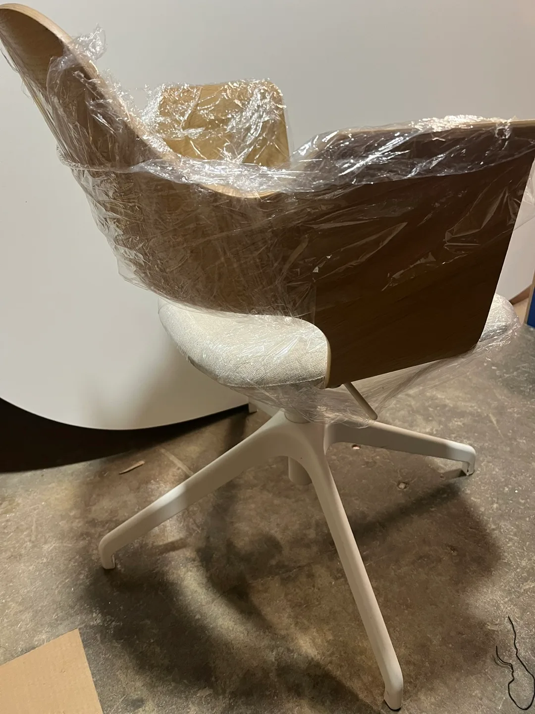 2 pcs IKEA ALEFJÄLL Office Chair - Light Beige image indicator(6)