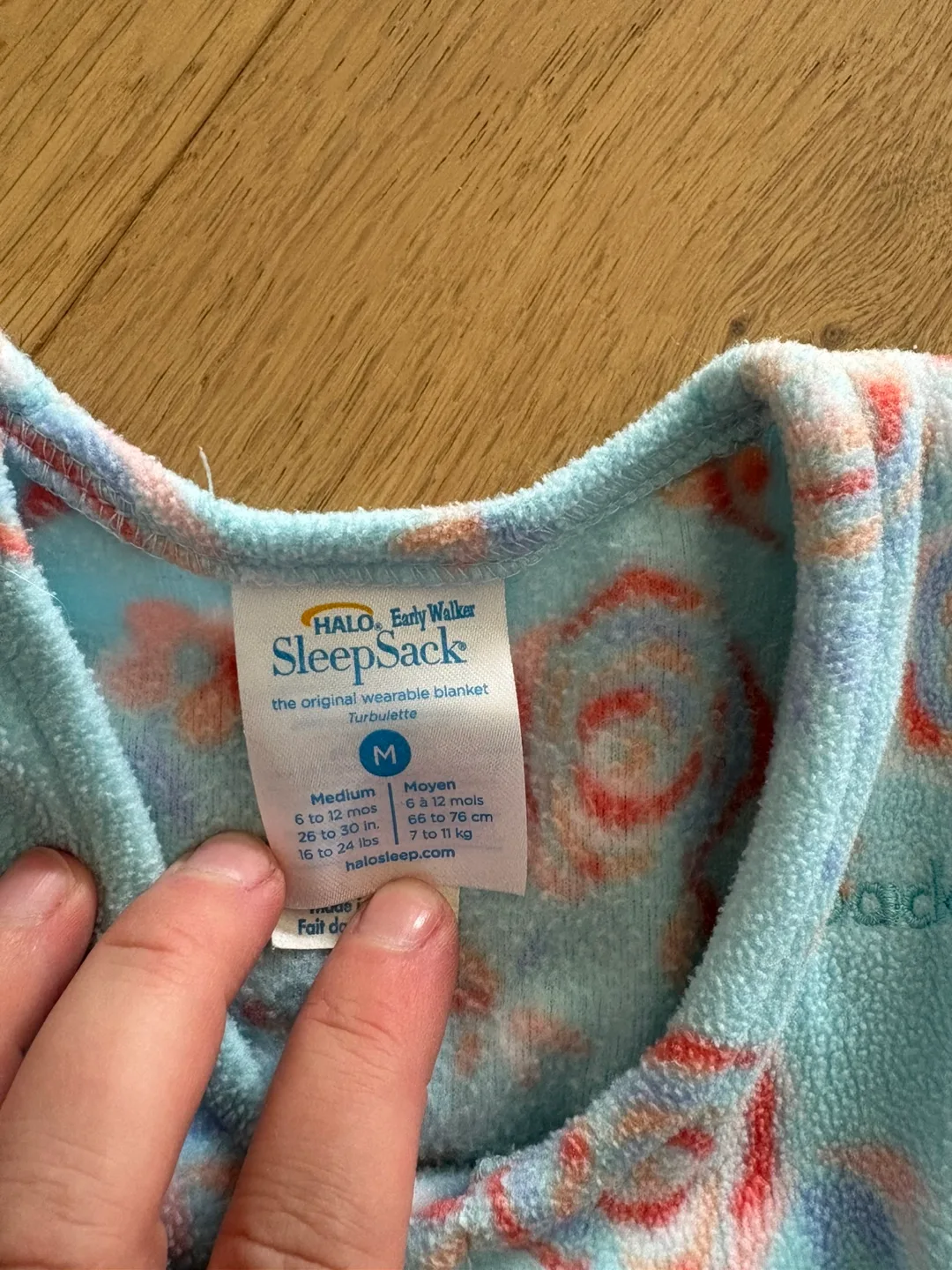 HALO sleep sack fleece early walker image indicator(2)