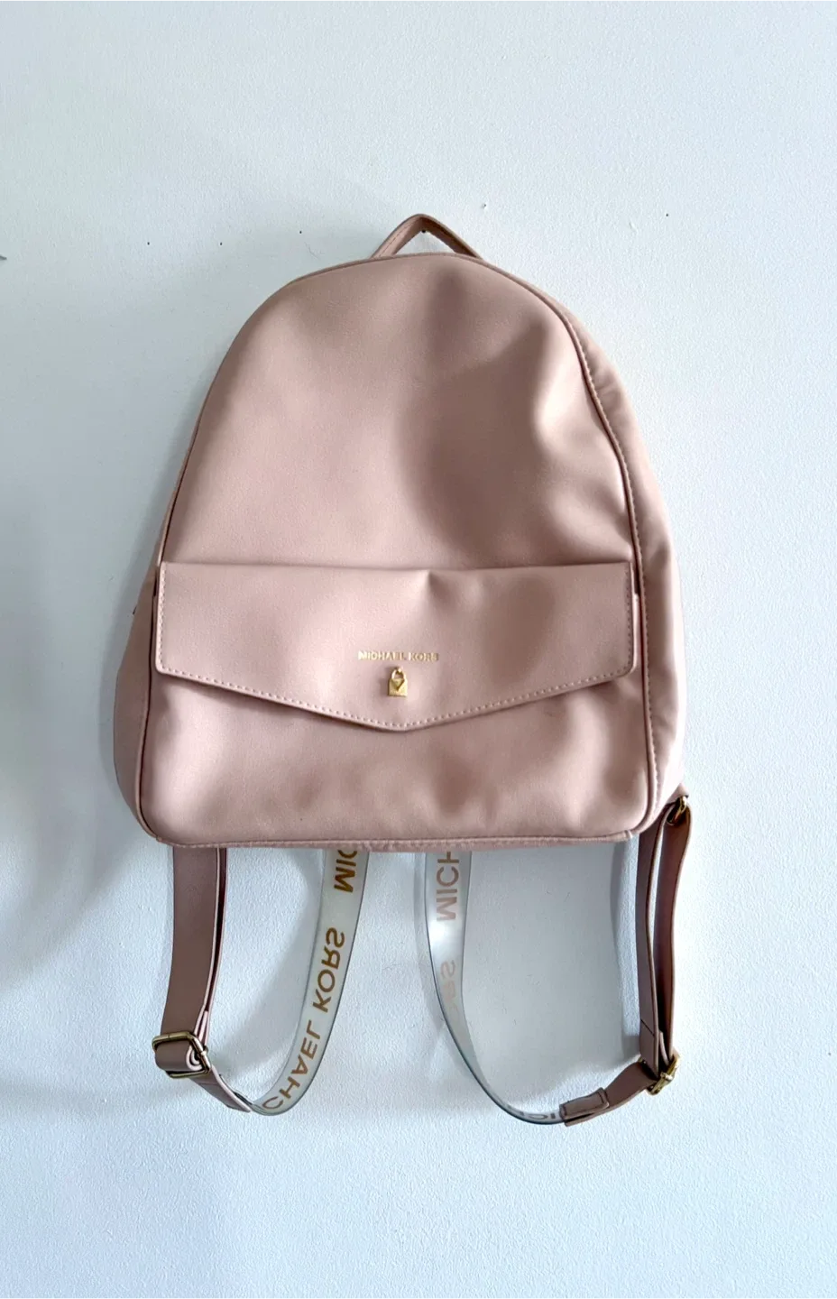 Michael Kors logo Backpack - Blush Pink thumbnail