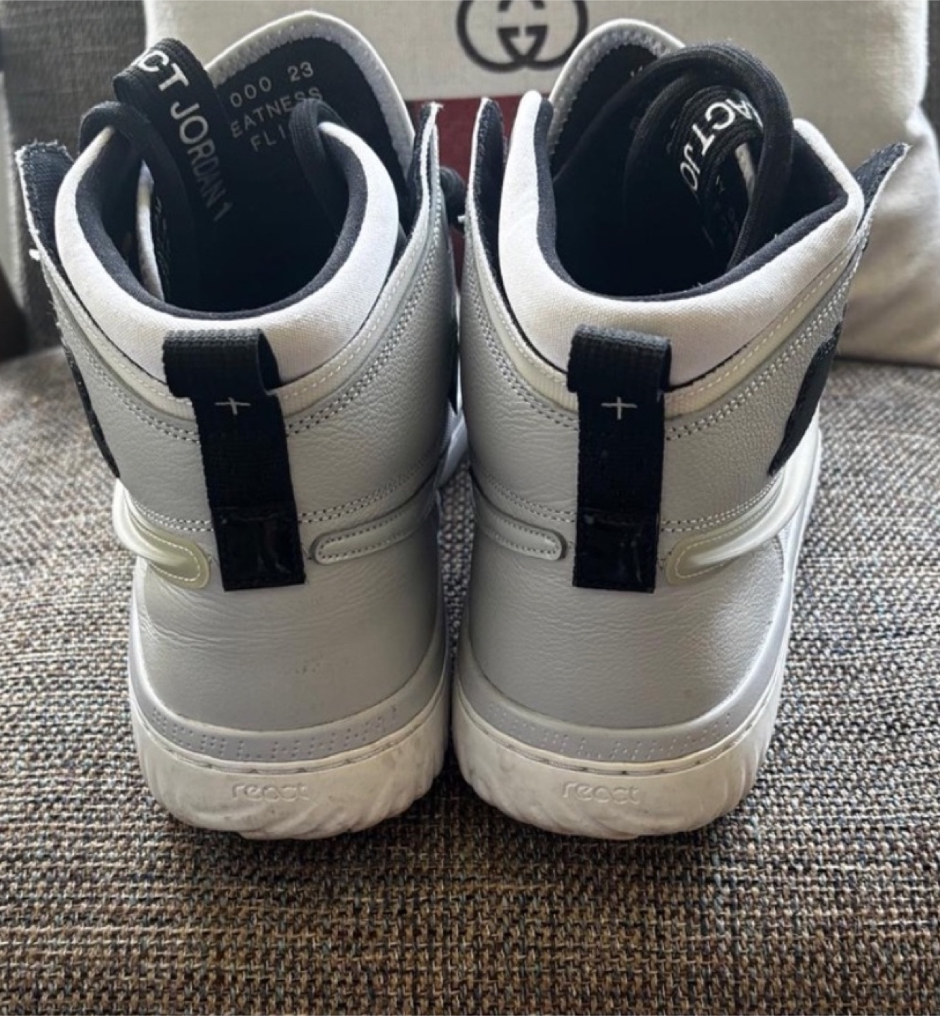 Nike Air Jordan 1 React Sneakers - photo 3