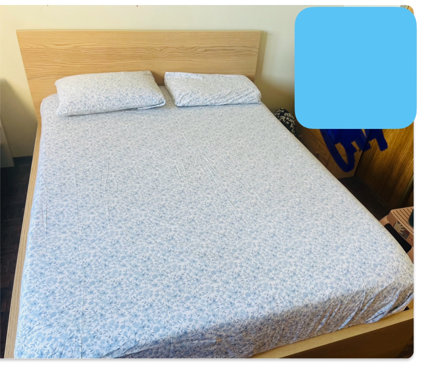 Nectar Mattress and Ikea Malm Bed Frame(Queen)