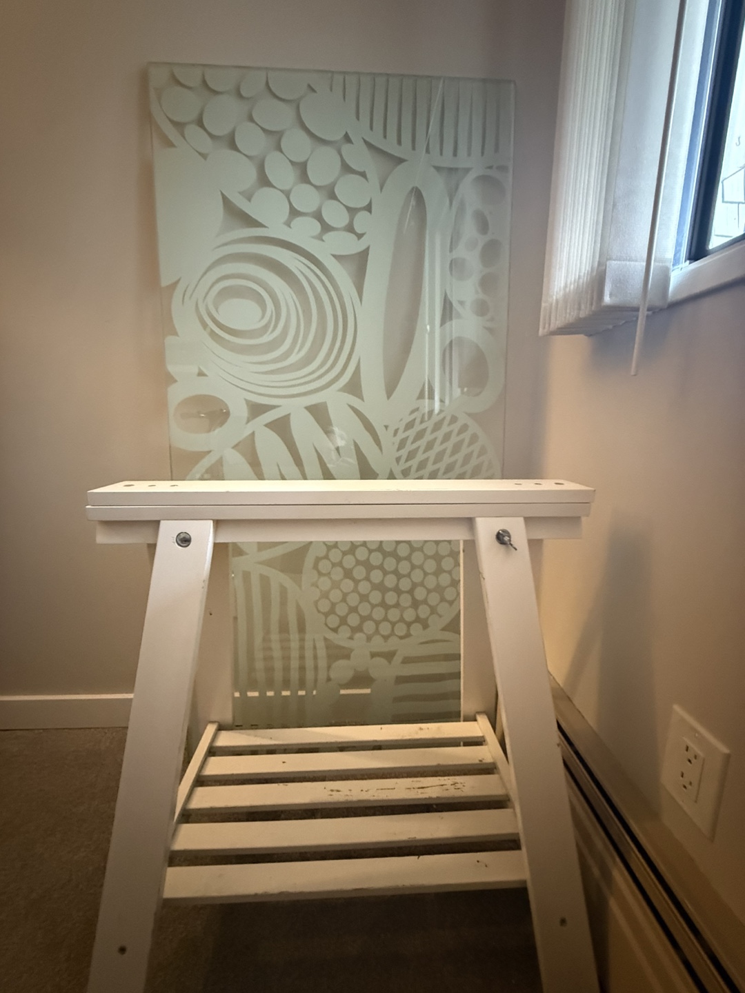 IKEA glass top (desk or table)
