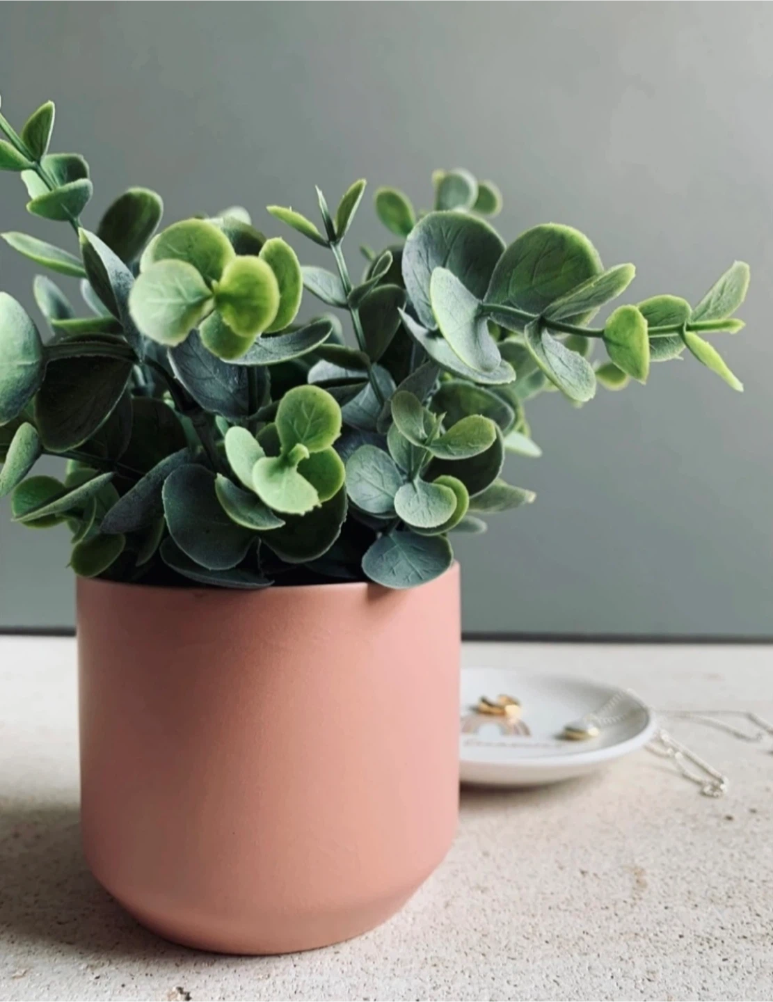 Artificial Potted Eucalyptus Plant| Faux Plant