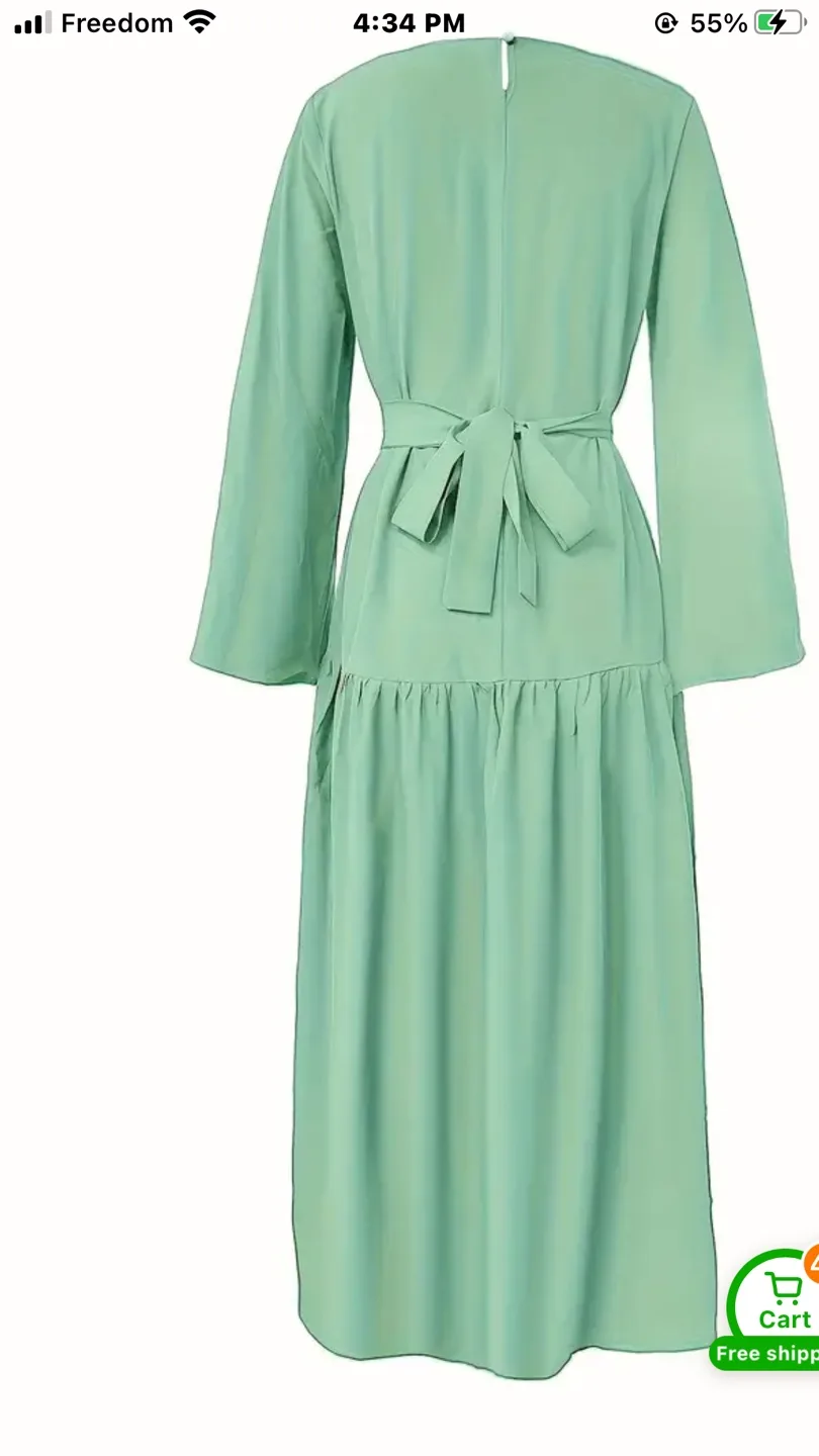 Green Maxi Dress image indicator(4)