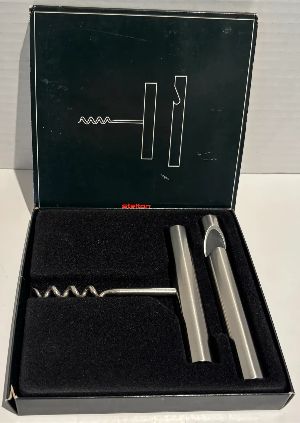 Vintage Stelton Denmark Corkscrew & Bottle Opener Set image indicator(3)