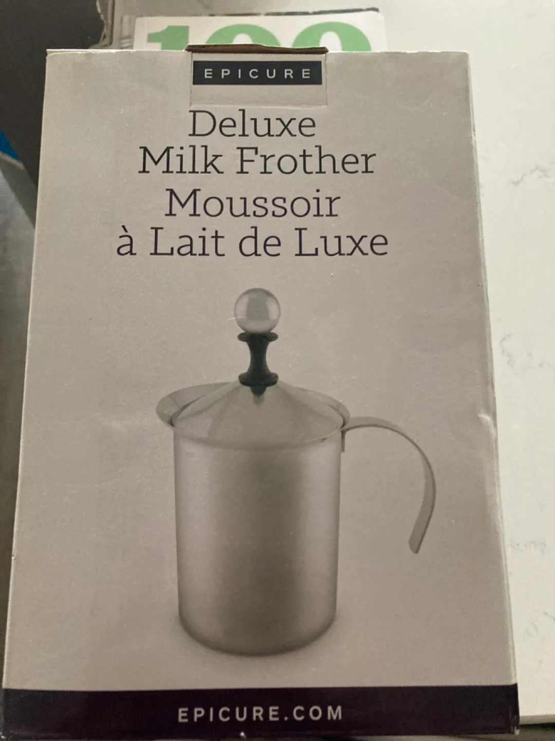 Epicure Deluxe Milk Frother - Like New!