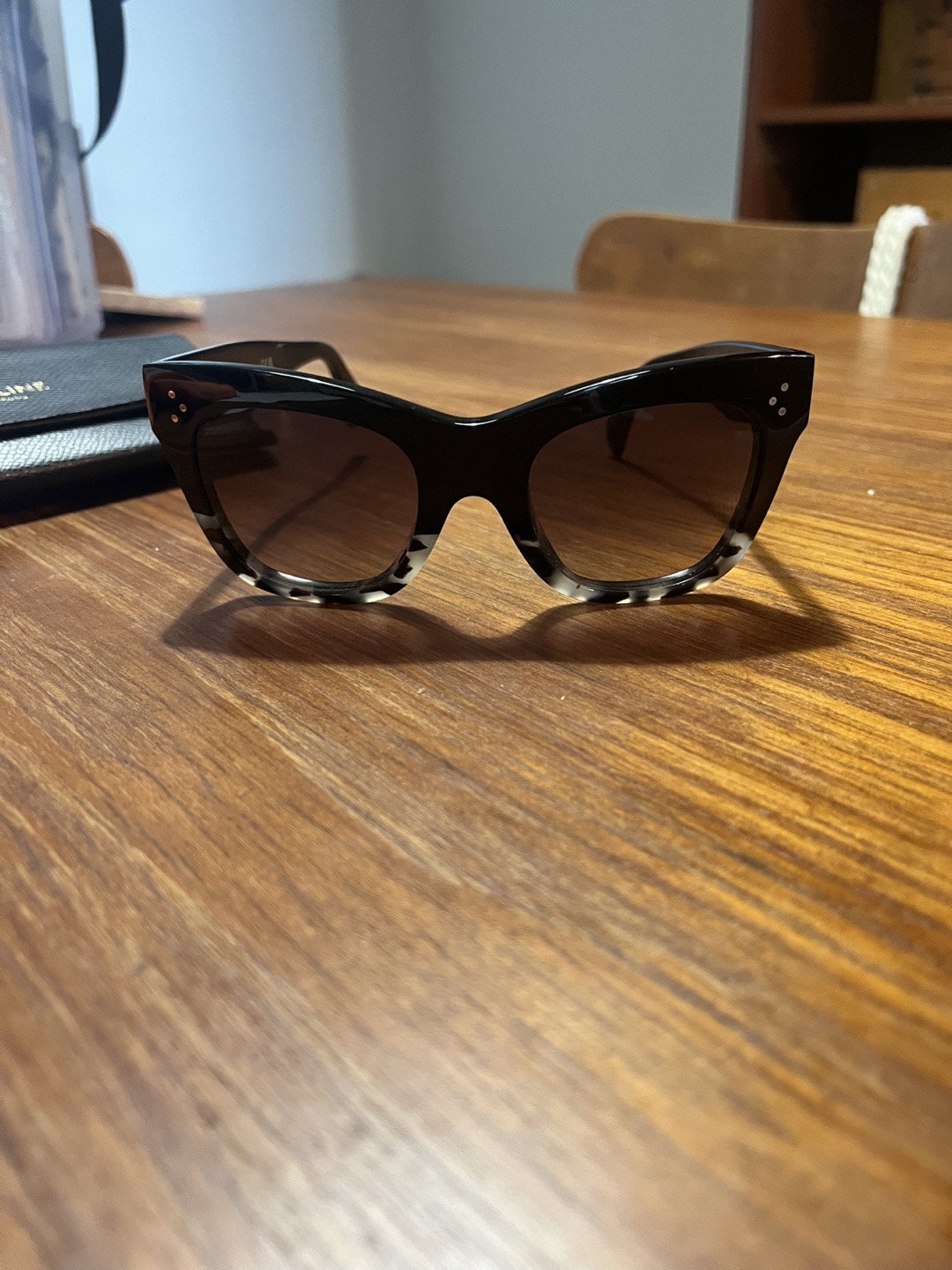 Celine CL40026U Black Sunglasses with Case - photo 2
