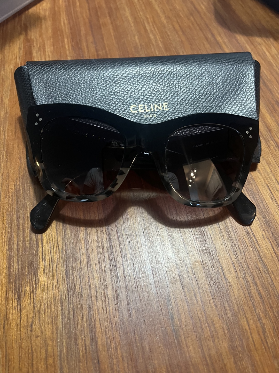 Celine CL40026U Black Sunglasses with Case