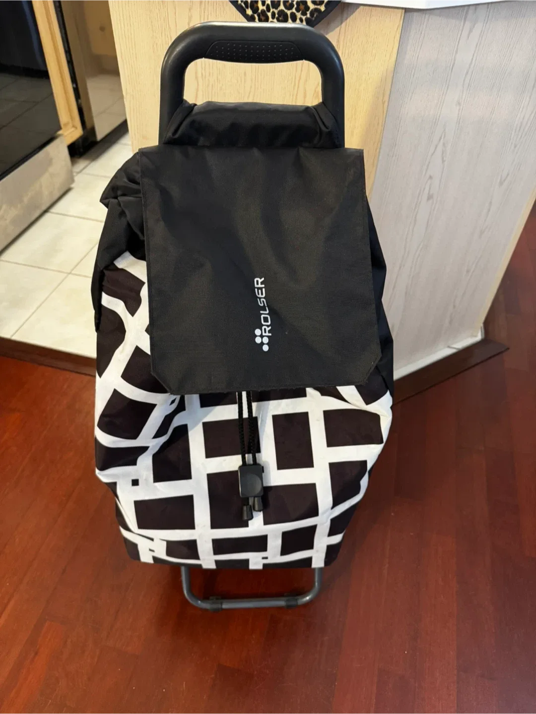 Rolser Shopping Trolley - Black/White thumbnail
