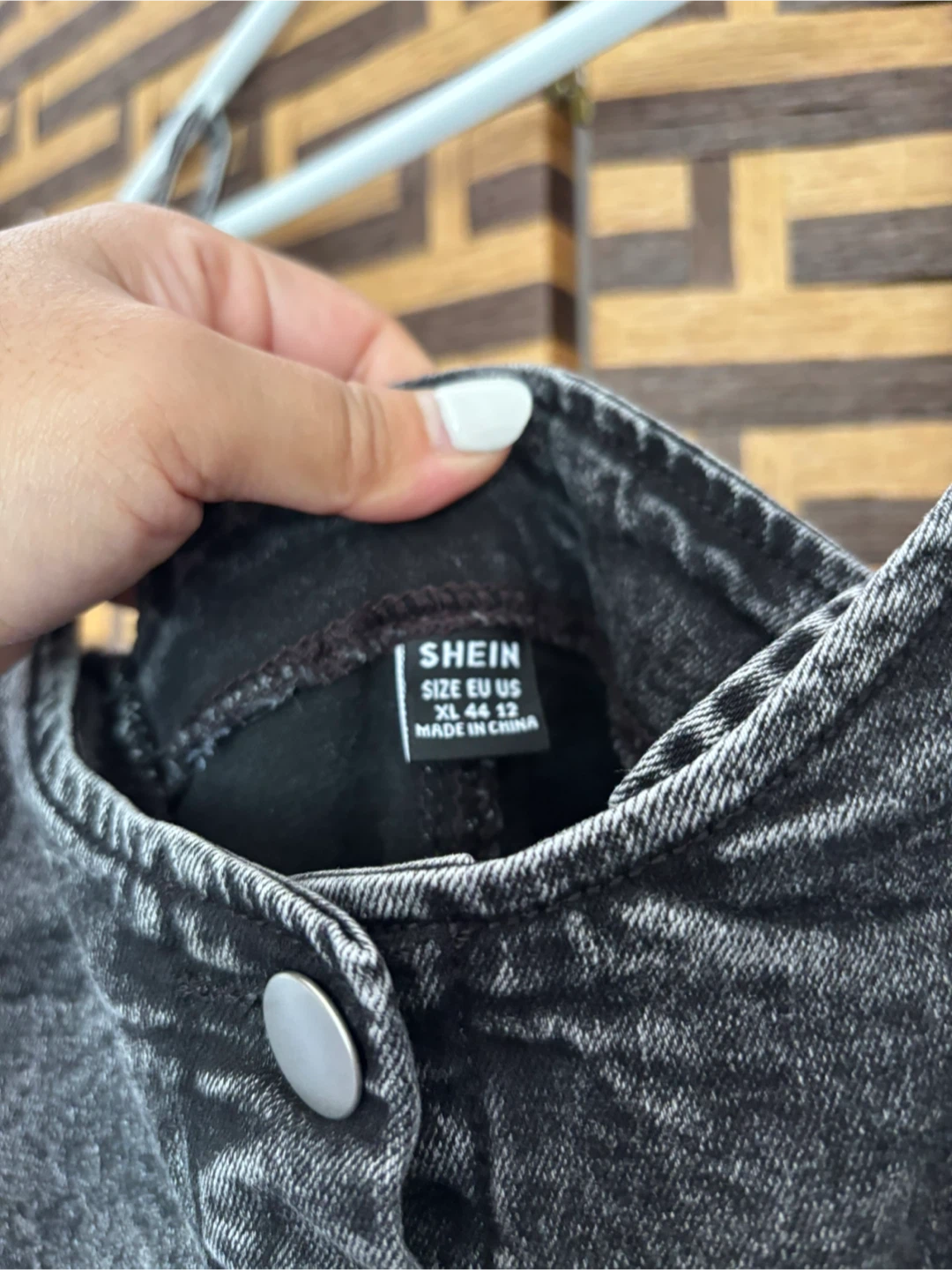 Shein Black Denim Dress - Size XL - photo 2