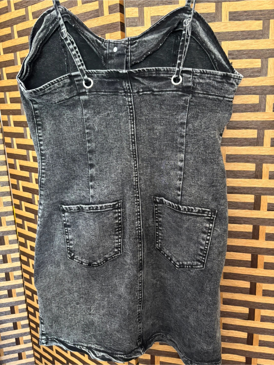 Shein Black Denim Dress - Size XL - photo 3