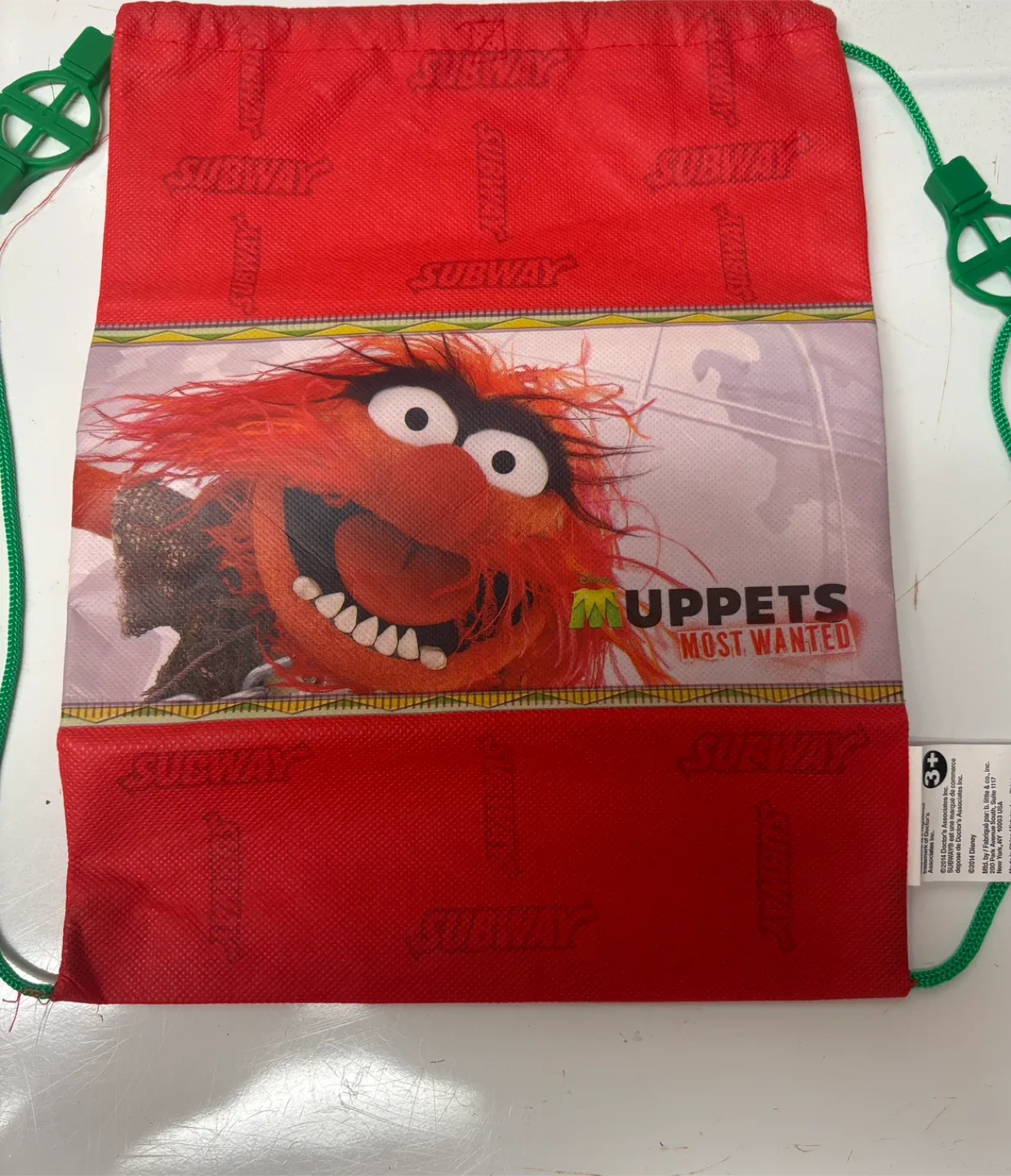 Muppets Most Wanted Subway Drawstring Bag image indicator(2)