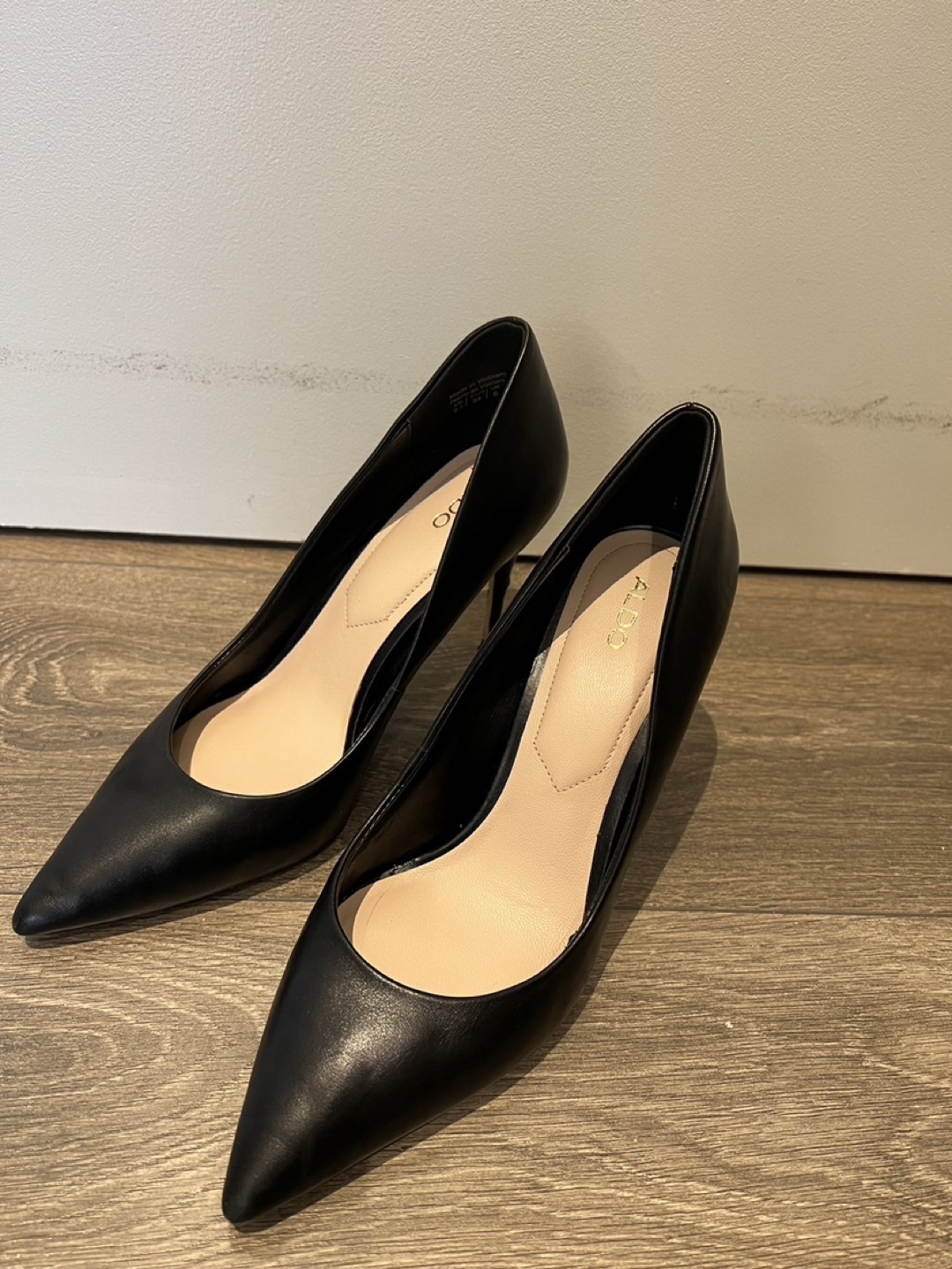 ALDO Black Pointed Toe Heels