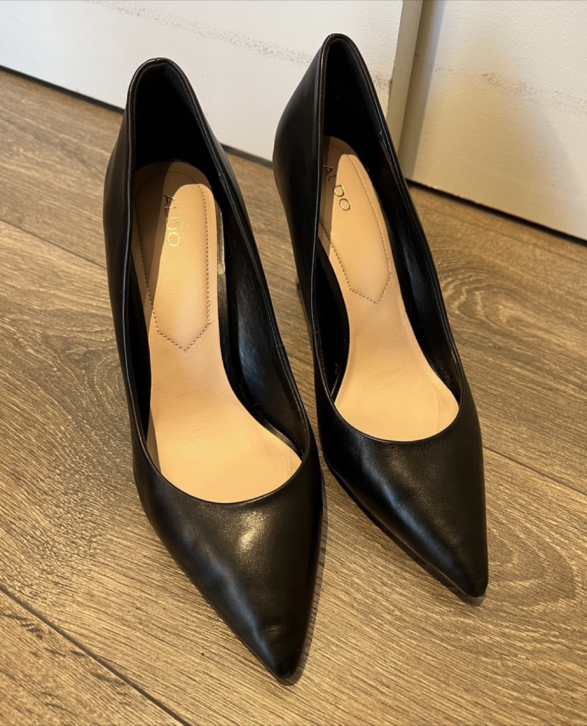 ALDO Black Pointed Toe Heels - photo 2