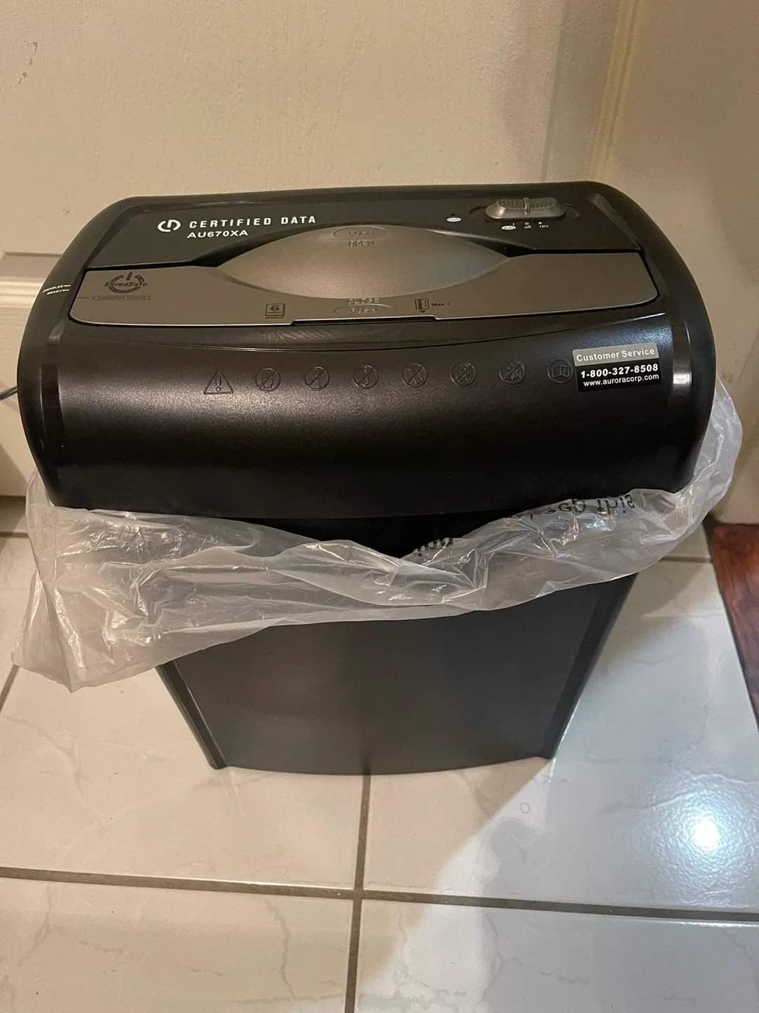 Certified Data AU670XA Cross Shredder