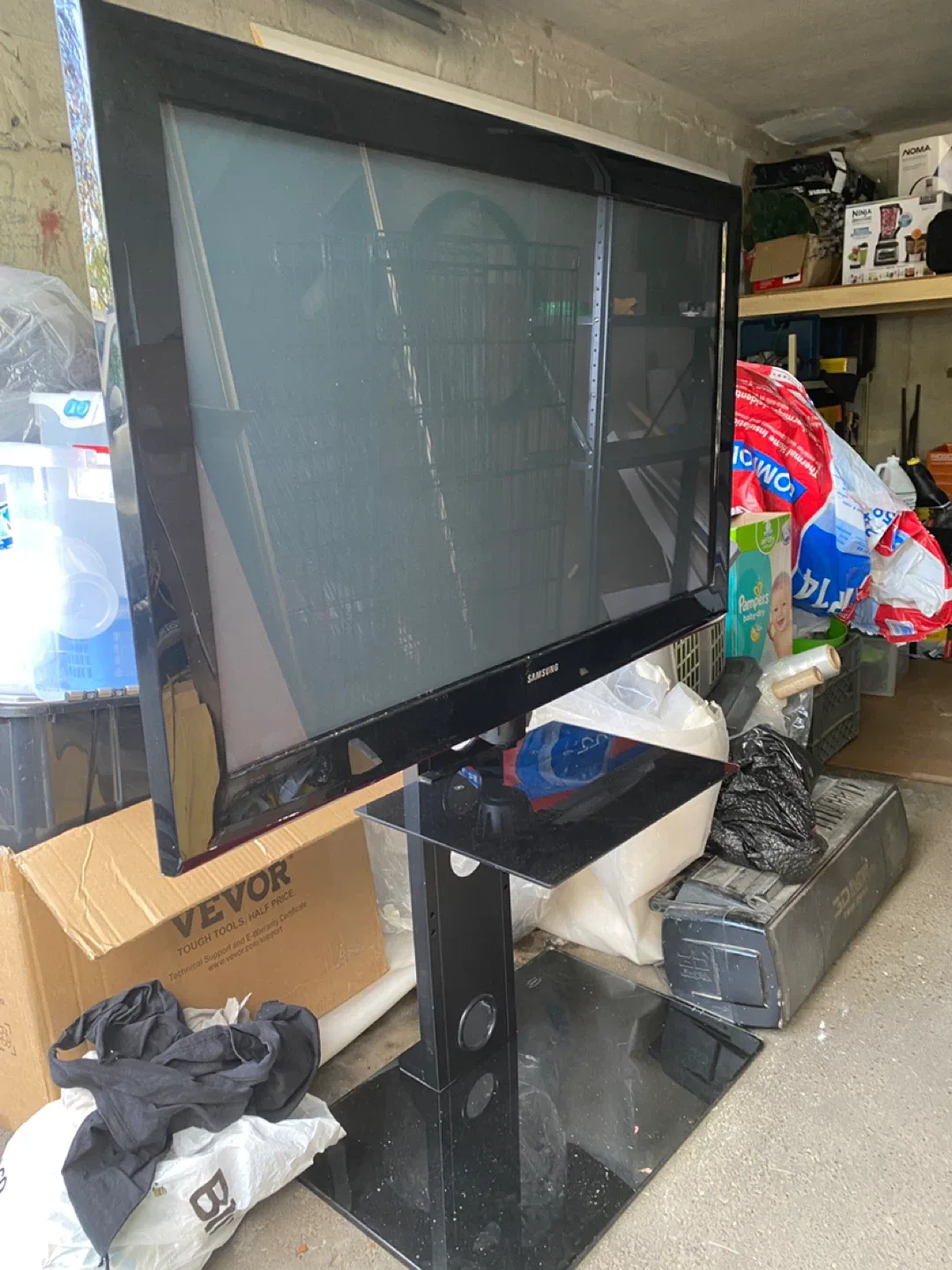 43" Samsung TV with stand thumbnail