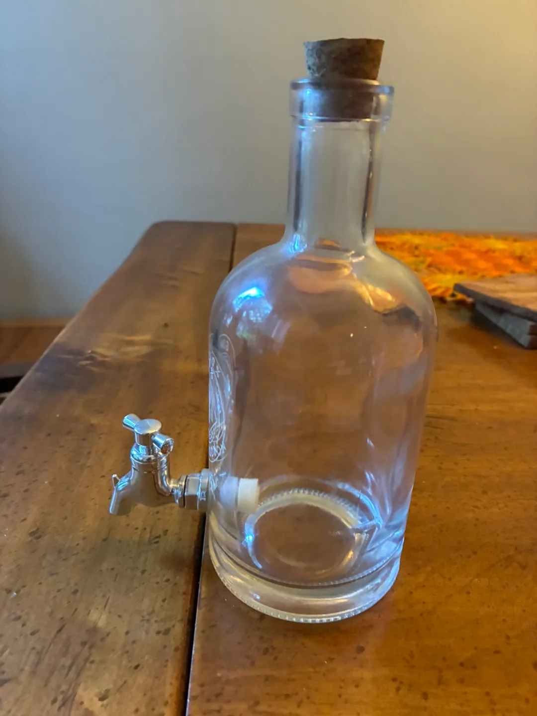 Glass Gin Distilling Bottle with Spout image indicator(2)