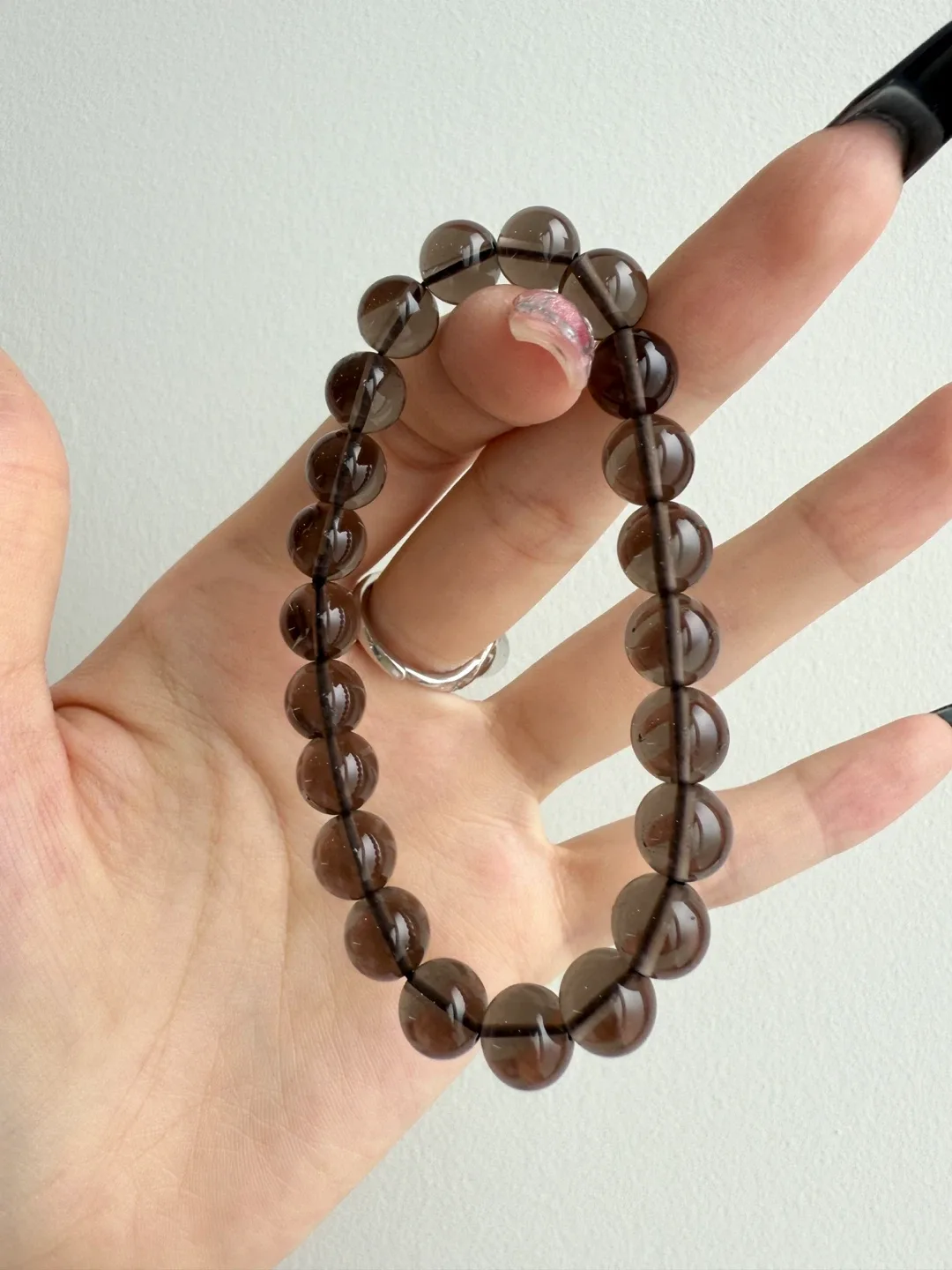Smoky Quartz Crystal Bracelet thumbnail