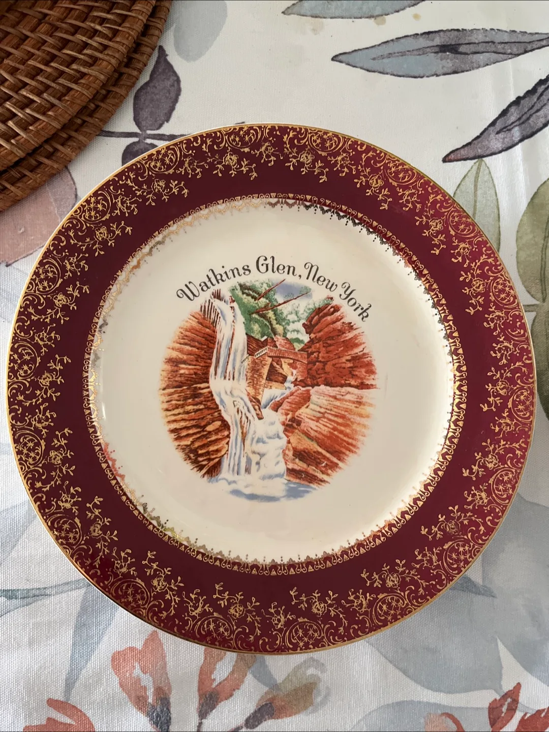 ENCO Views of America Watkins Glen Plate