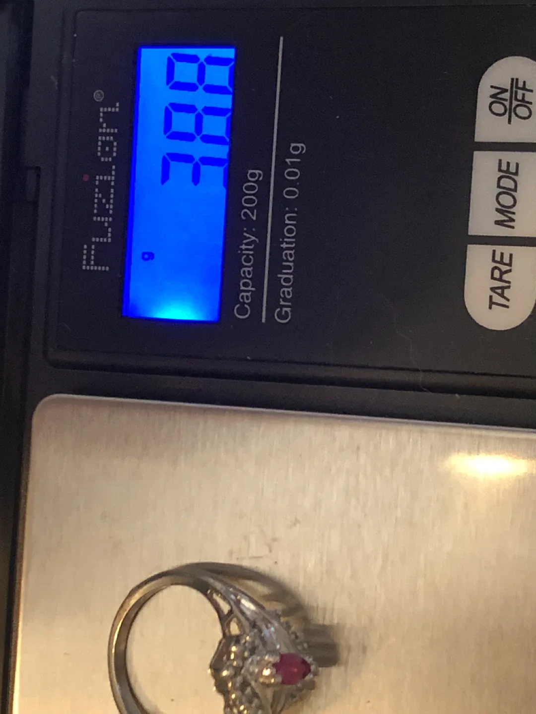 10k w/ gold Ruby and Diamond Ring image indicator(3)