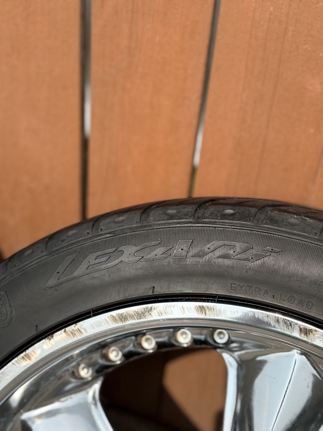 (4) 20” Foose Chrome Rims and Tires - photo 5