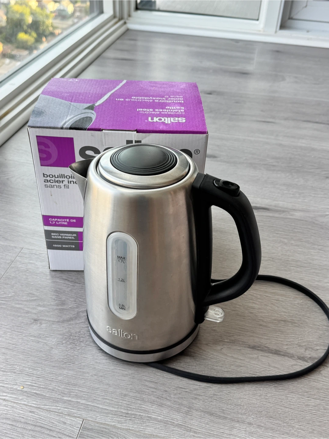 Salton 1.7L Cordless Electric Kettle - photo 2