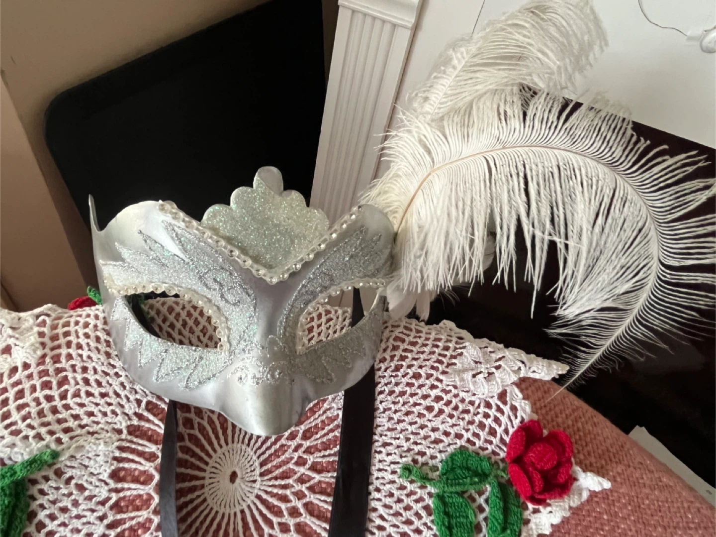 Venetian Hand Painted Mask Made in Italy