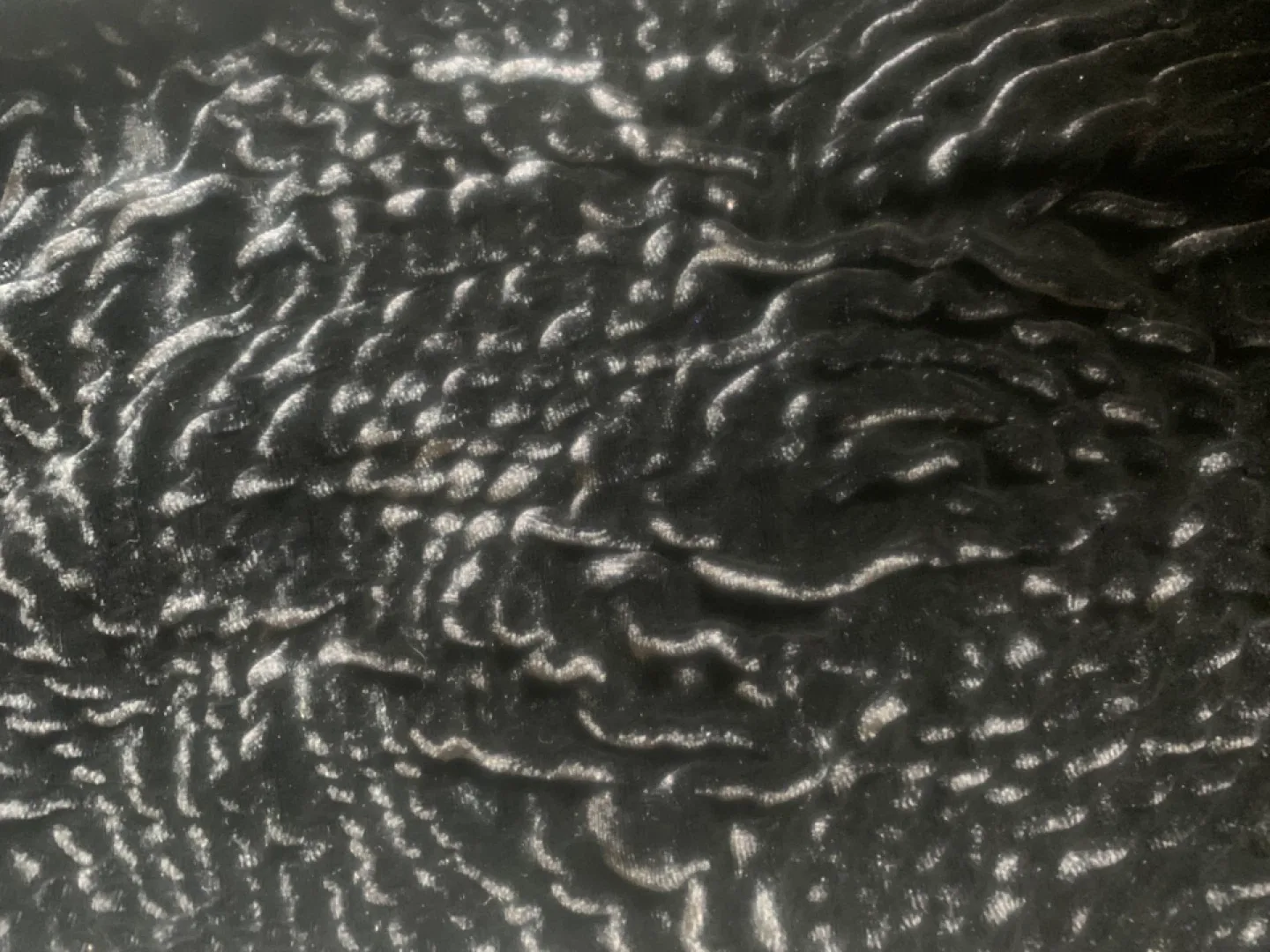 Afshin Feiz Black Crushed Velvet Pants image indicator(4)