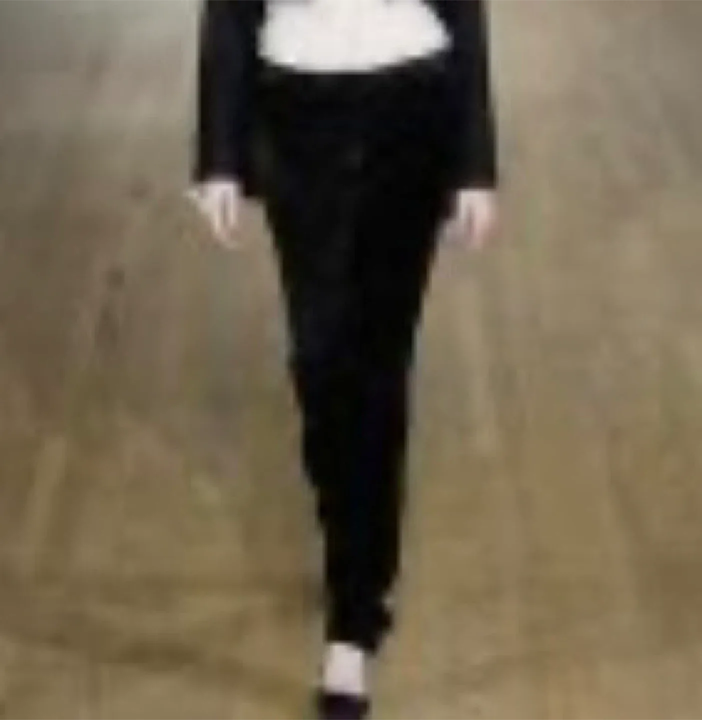 Afshin Feiz Black Crushed Velvet Pants image indicator(7)