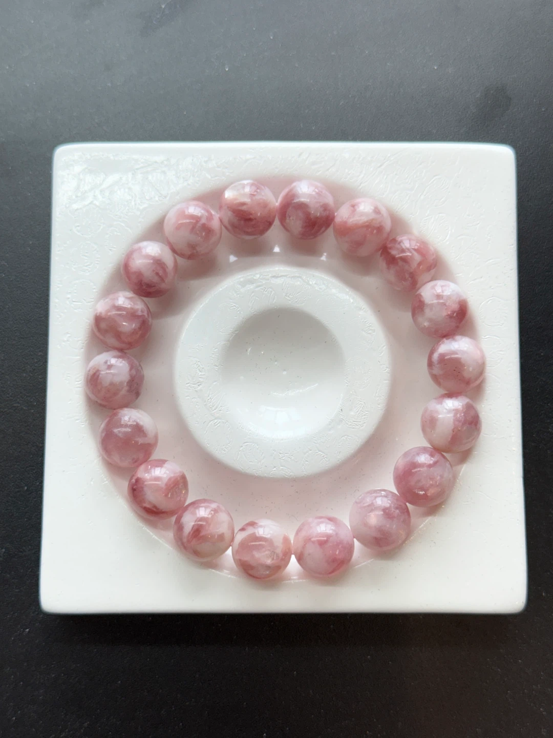 Strawberry Quartz Crystal Bracelet