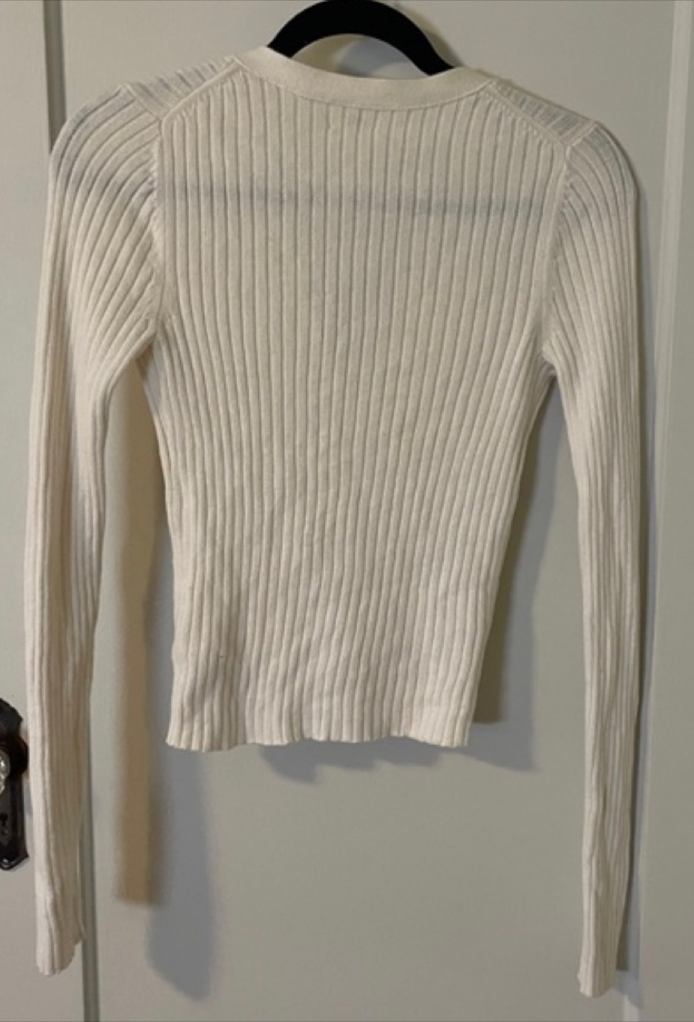 Wilfred Manila Cream Ribbed Cardigan 🥕 - photo 5
