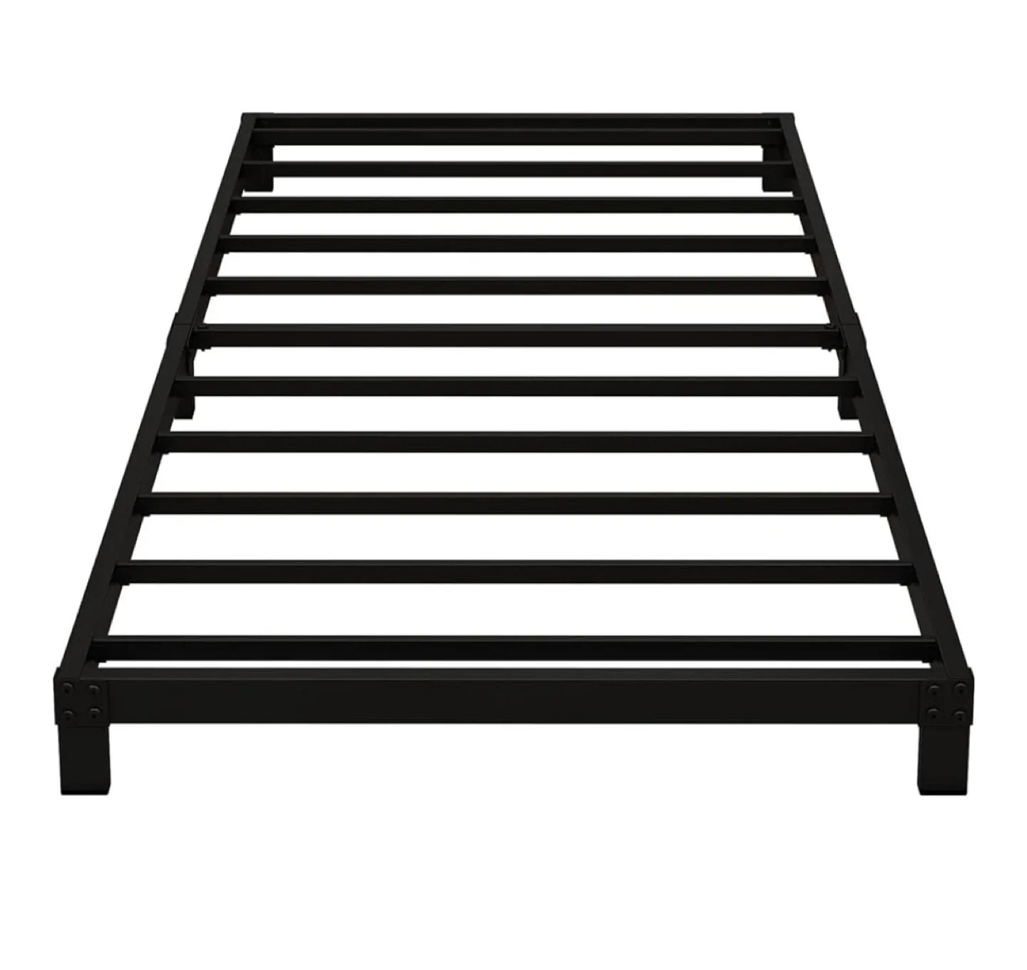 Twin Size Metal Bed Frame - Black thumbnail