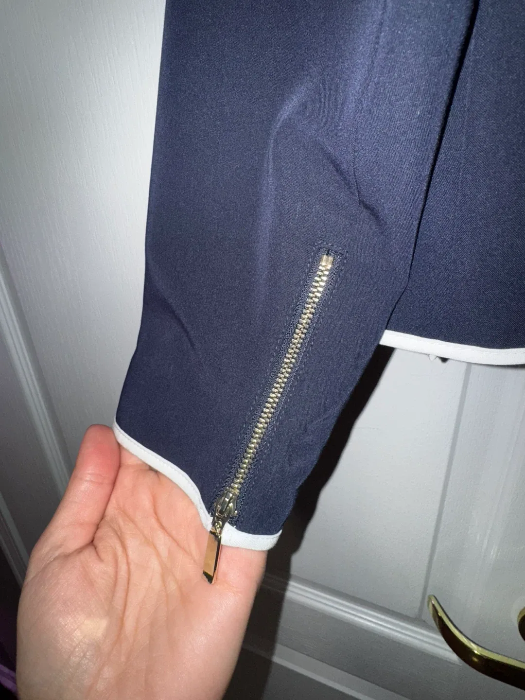 Tommy Hilfiger Navy Blue Jacket - Size 12 image indicator(4)