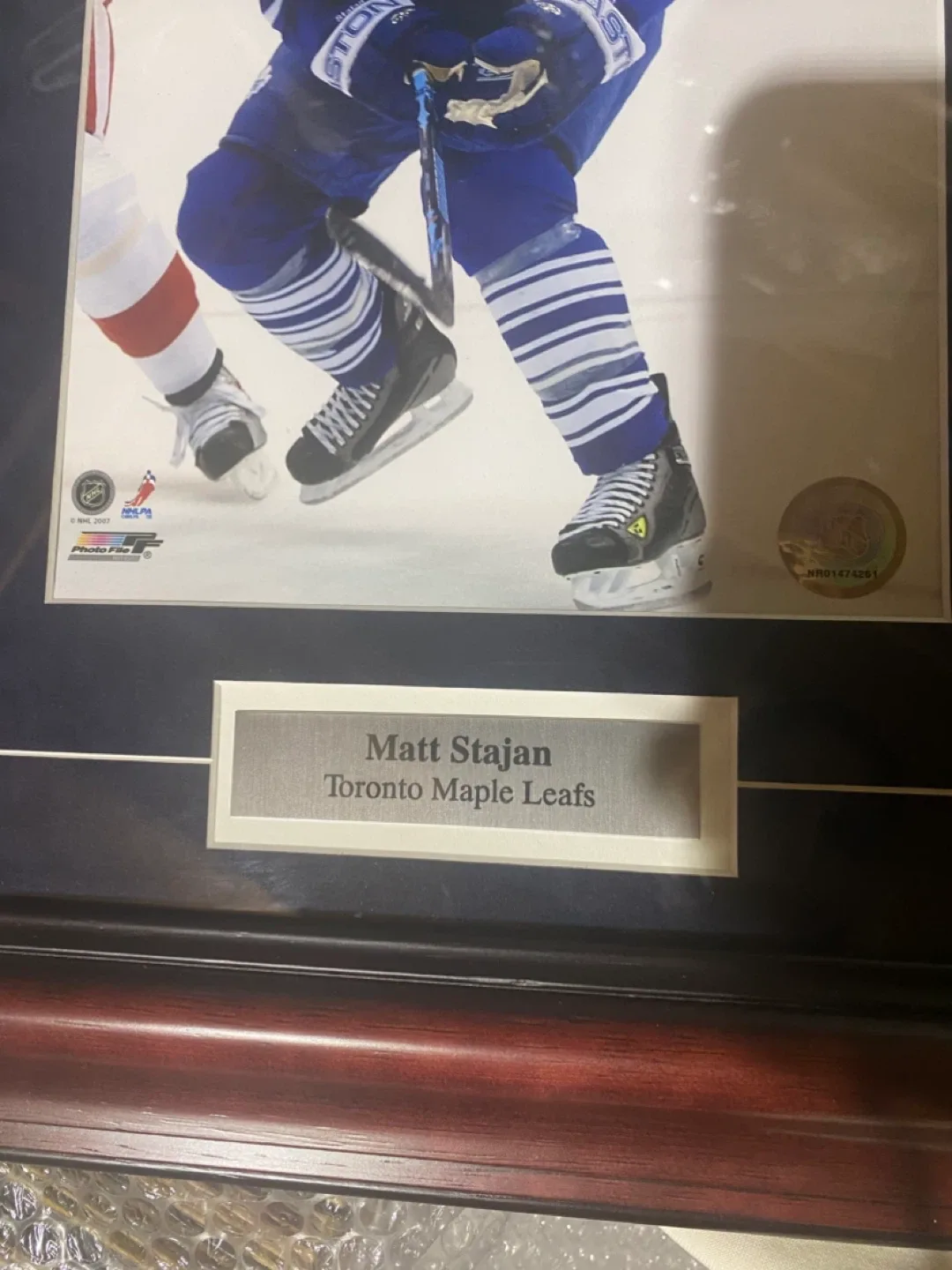 Matt Stajan Toronto Maple Leafs Framed Photo image indicator(2)