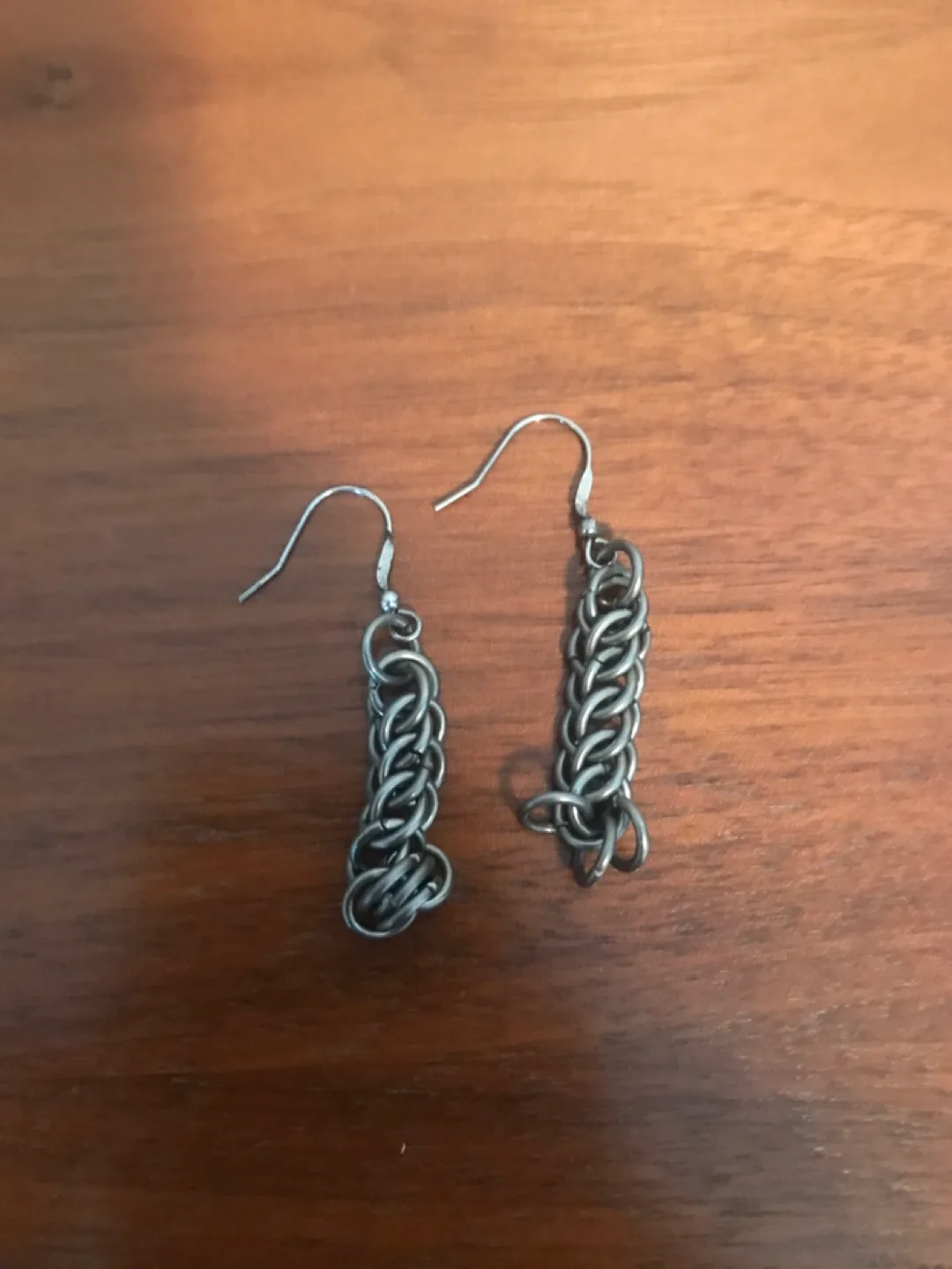 Handmade Chainmail Earrings thumbnail