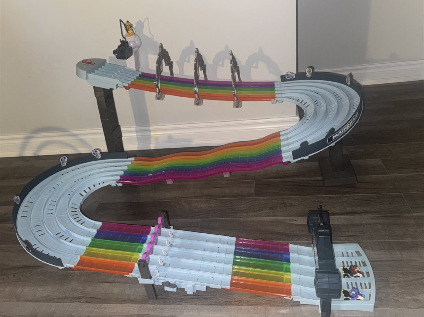 Mario Kart Rainbow Road Raceway Track Set