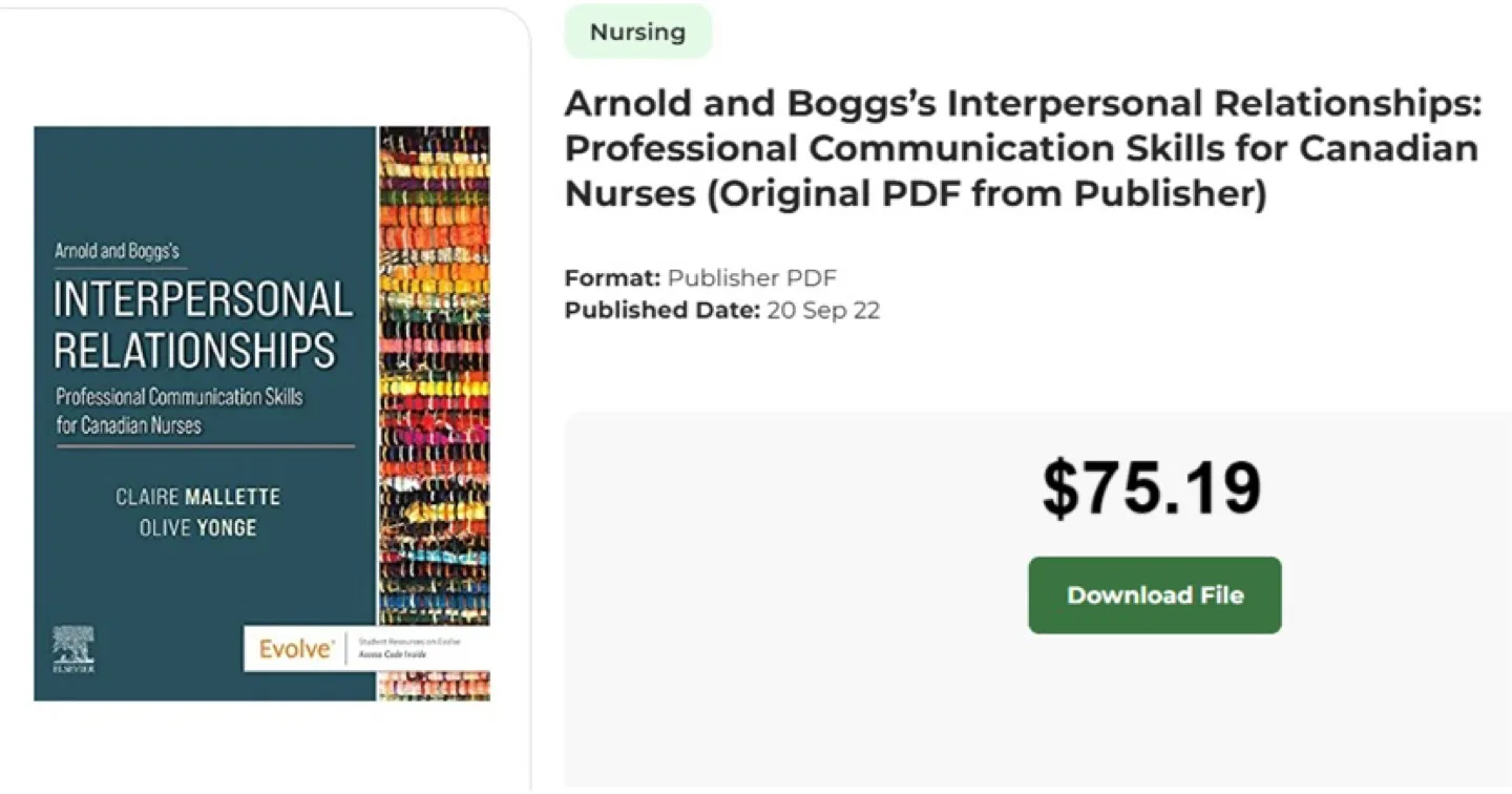 Interpersonal Relationships by Arnold and Boggs image indicator(3)