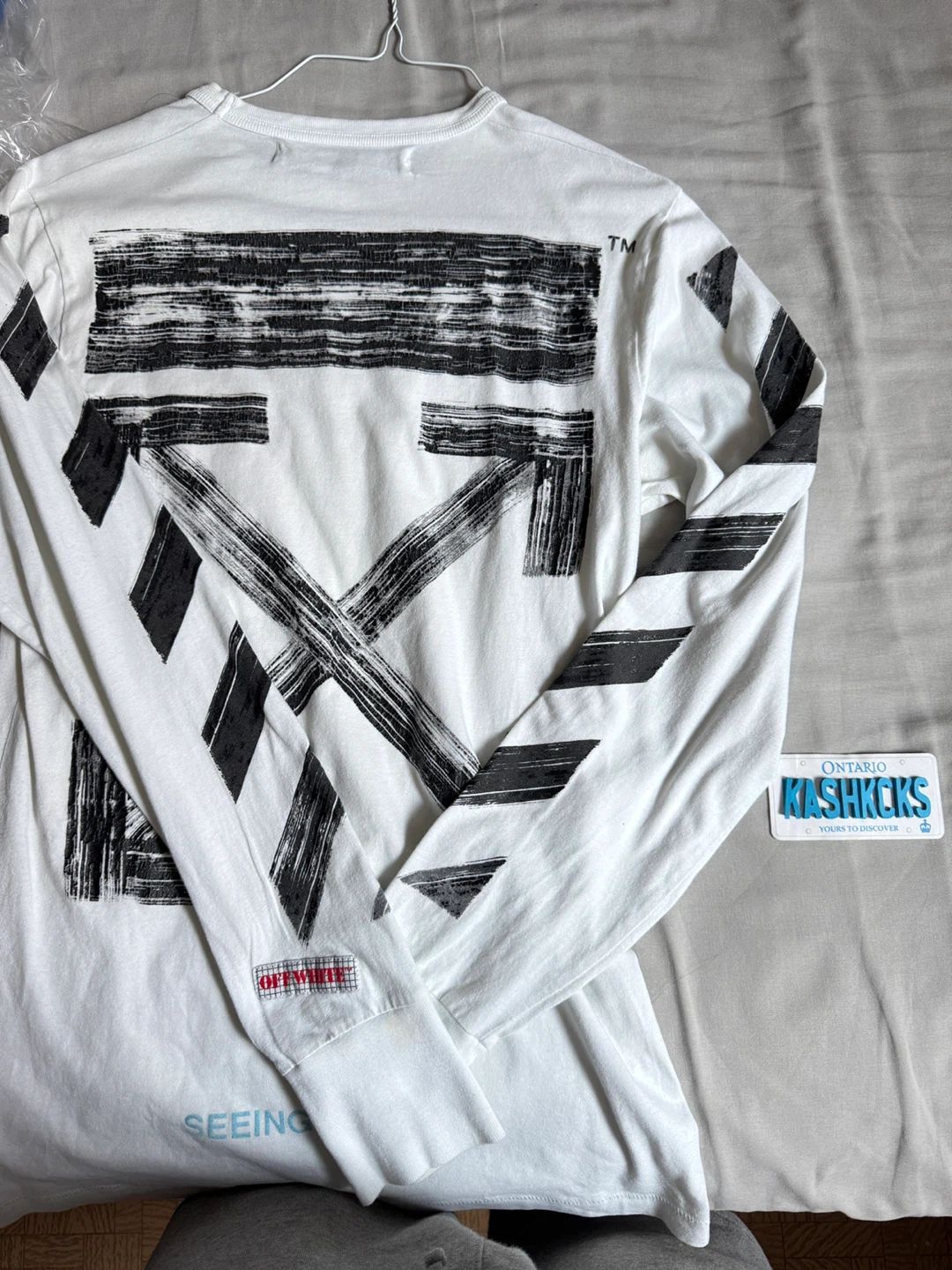 Off-White Long Sleeve Tee - Size XS - photo 2