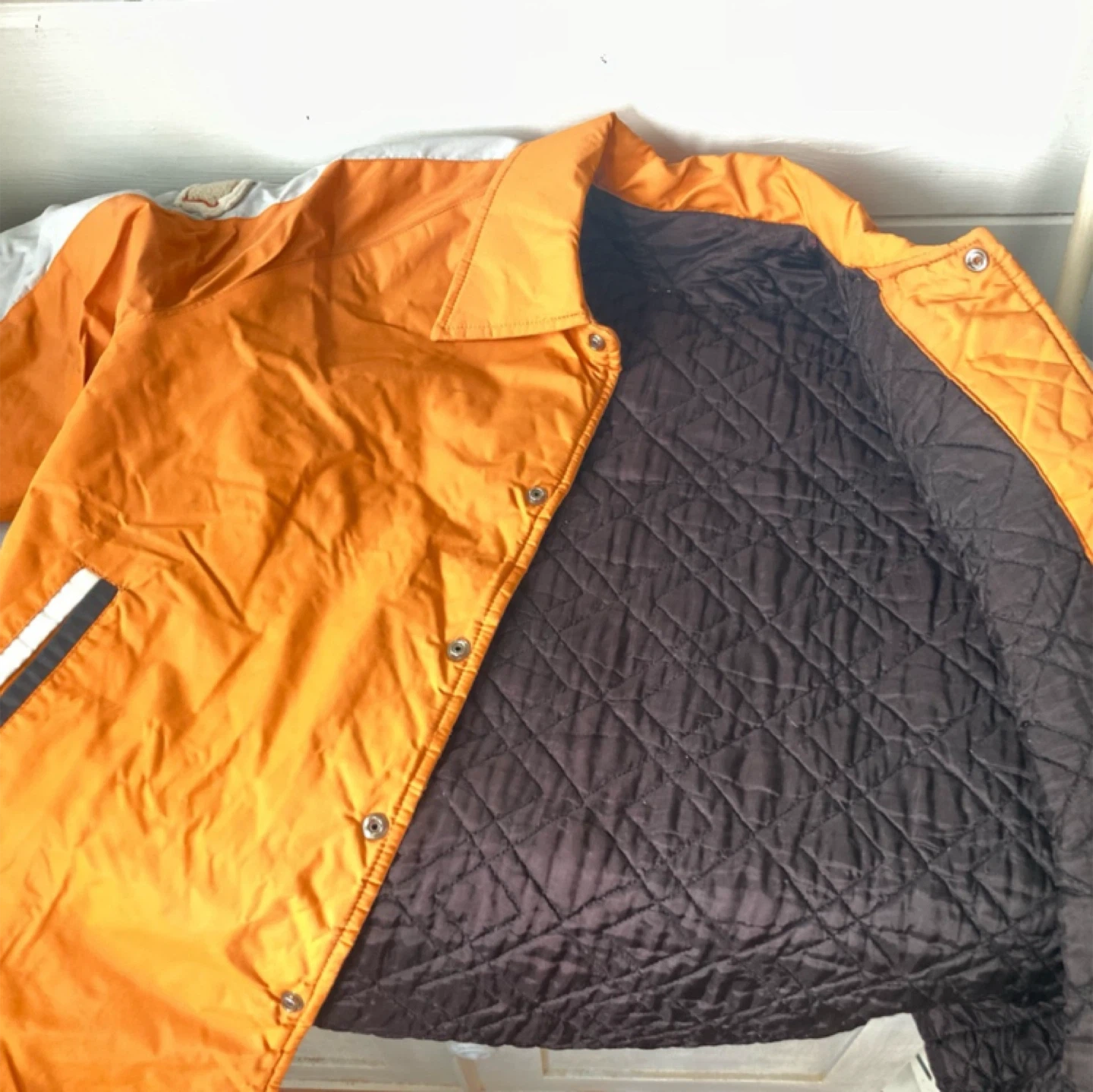 insulated vintage hockey coach jacket - photo 4