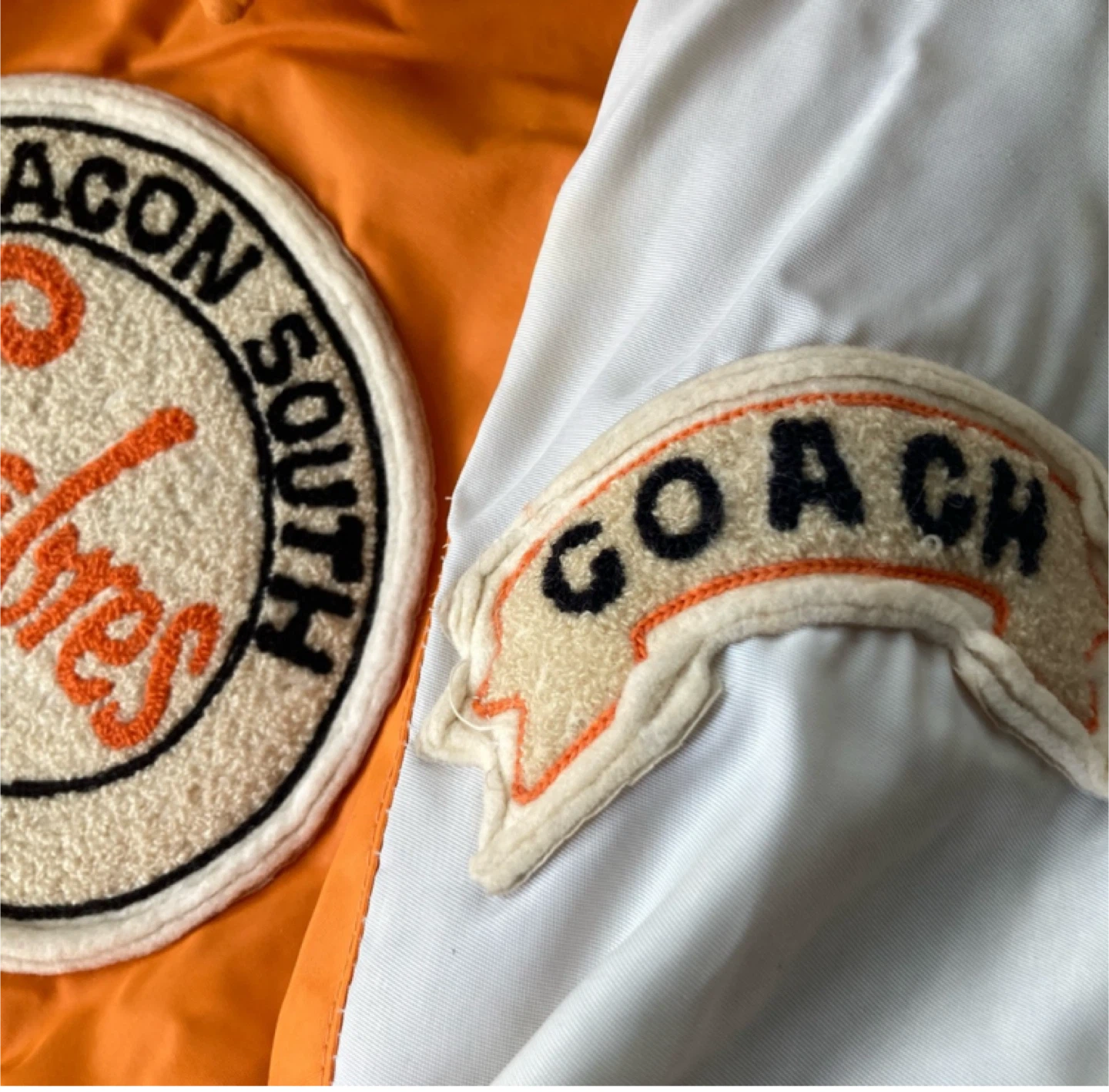 insulated vintage hockey coach jacket - photo 2