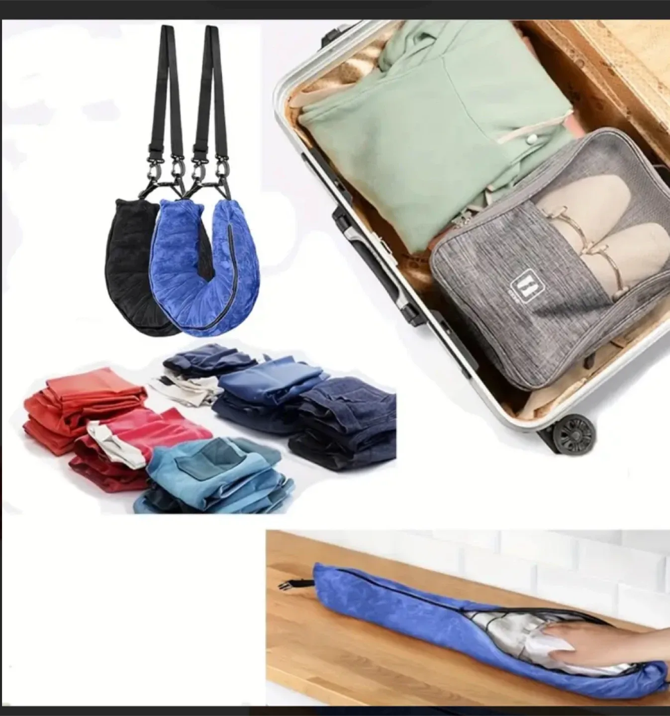 Travel Pillow with Adjustable Straps image indicator(2)