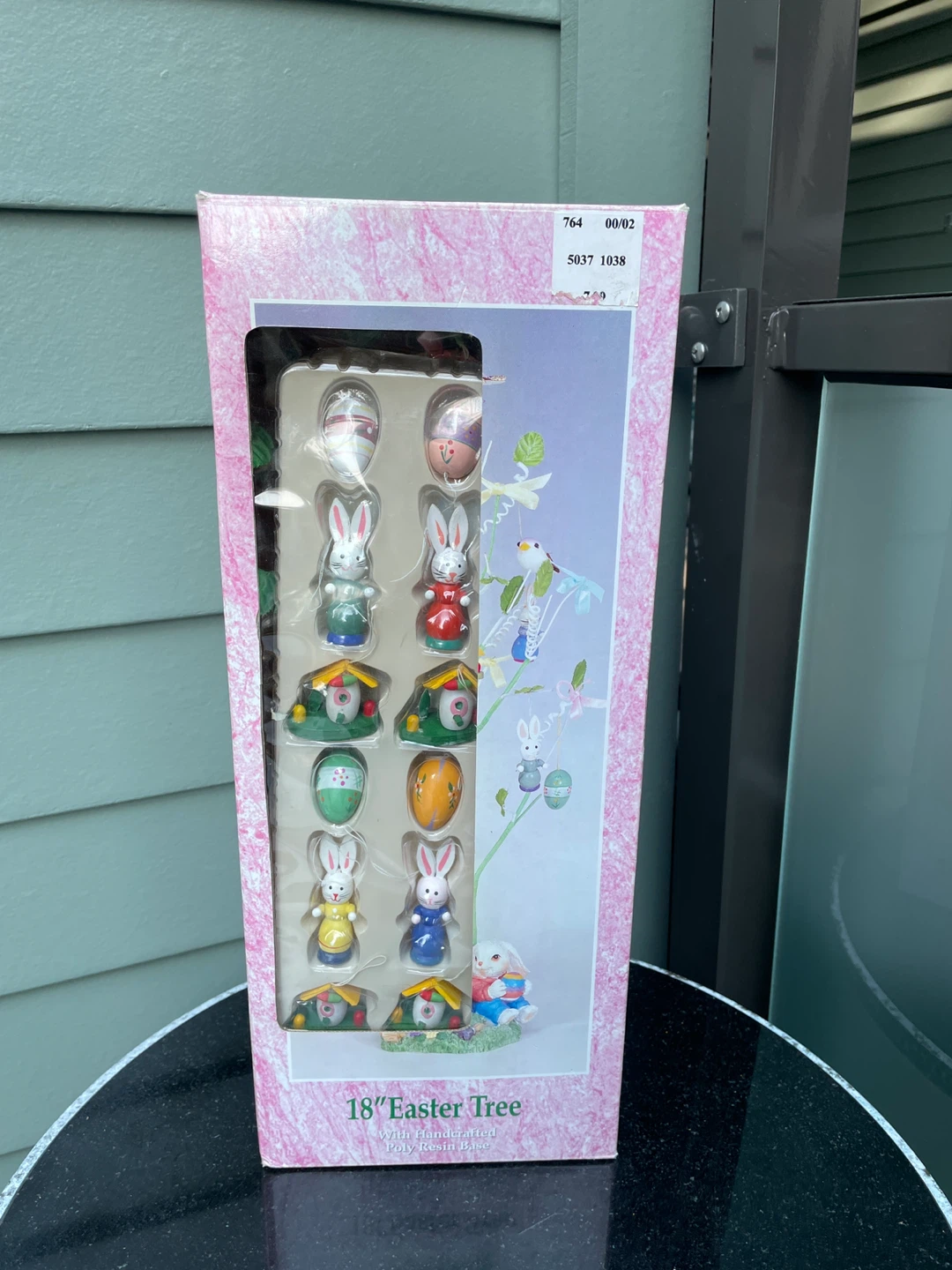 18" Easter Tree with Handcrafted Wood Ornaments